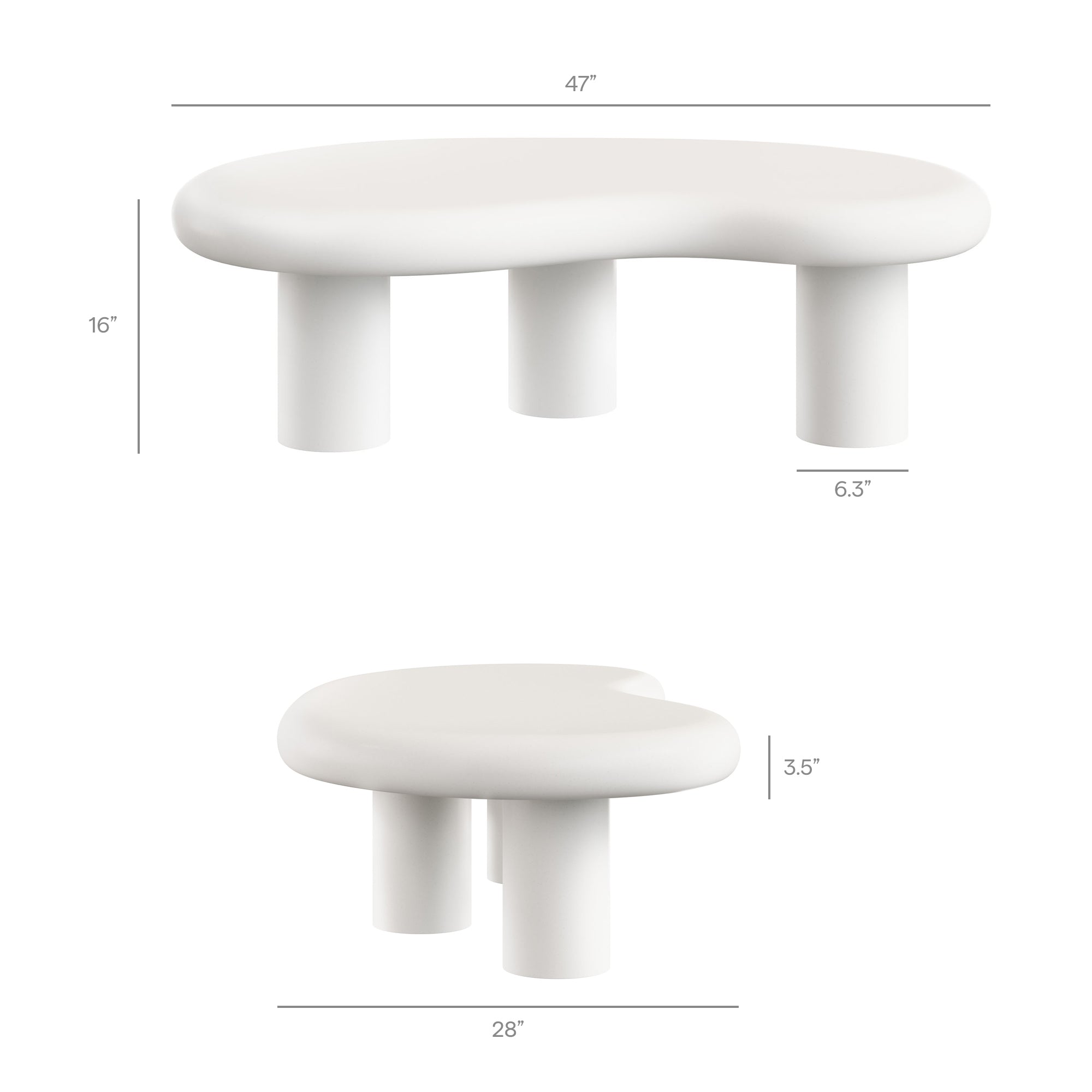 Modway EEI-7571 Elowen Outdoor Patio Coffee Table