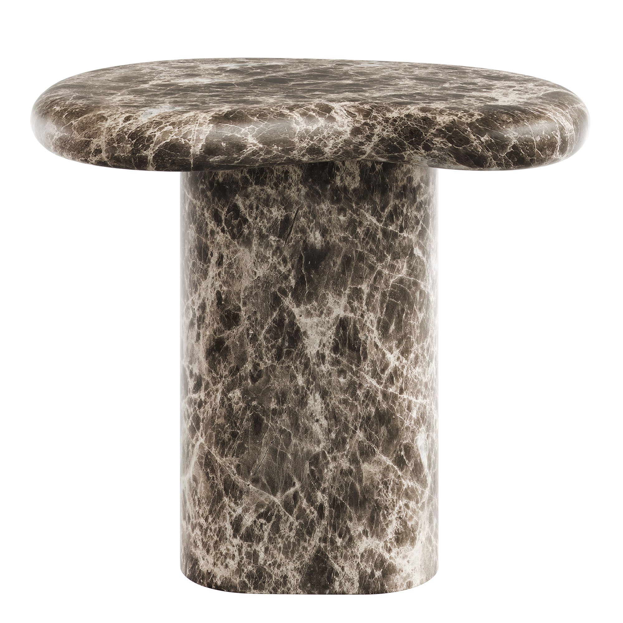 Modway Elowen Outdoor Patio Faux Marble Side Table