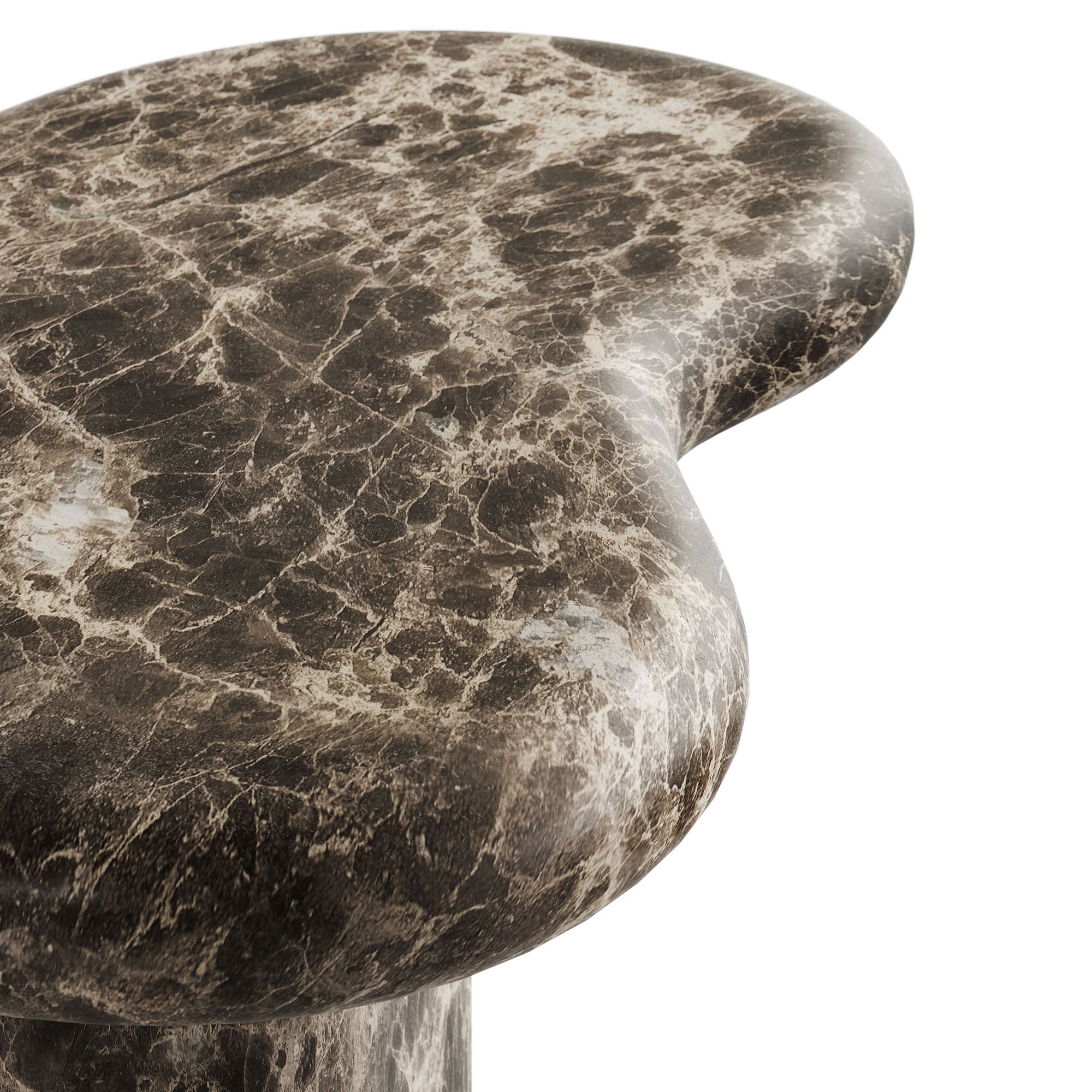 Modway Elowen Outdoor Patio Faux Marble Side Table
