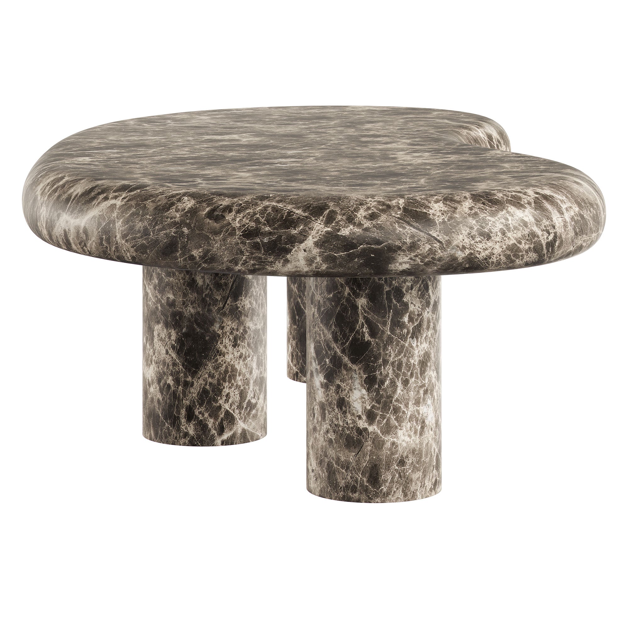 Modway EEI-7573 Elowen Outdoor Patio Faux Marble Coffee Table