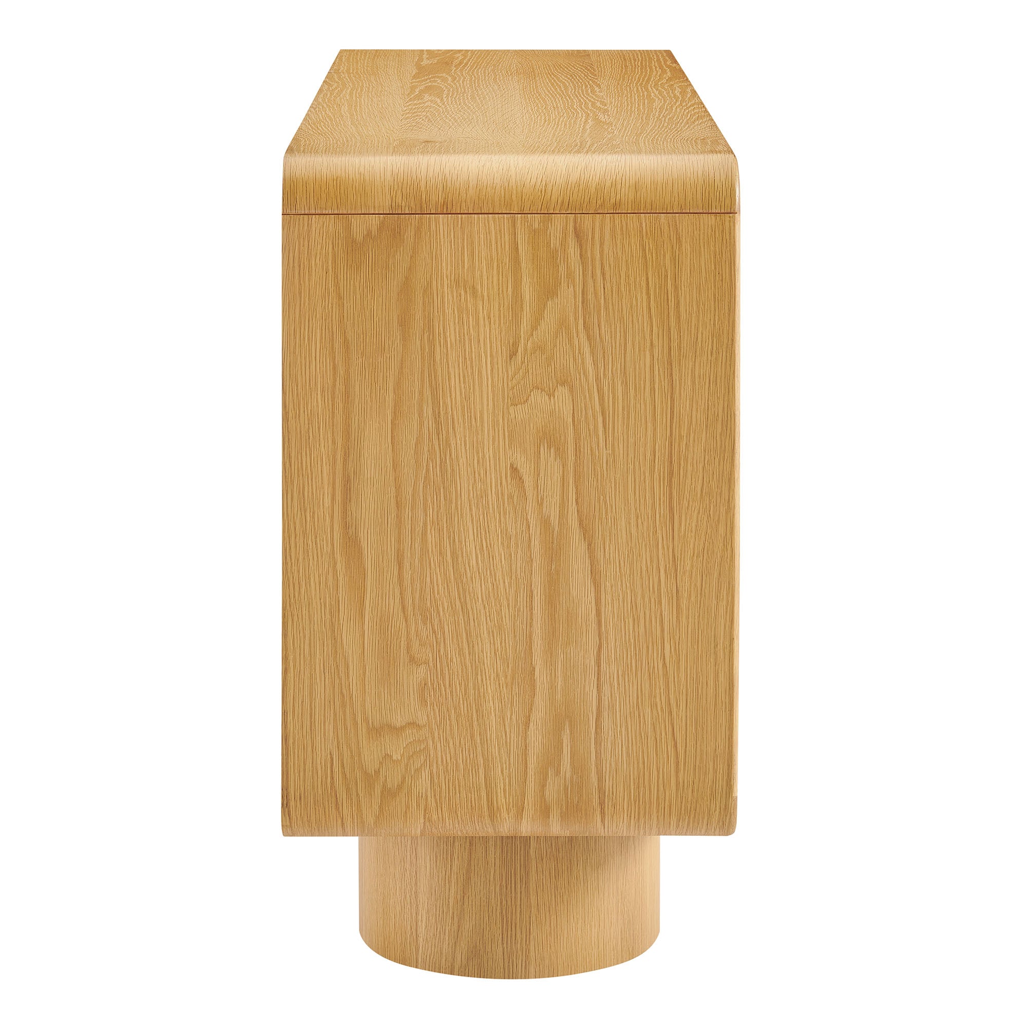Modway EEI-7575 Lumo 3-Door Curved Wood Accent Cabinet