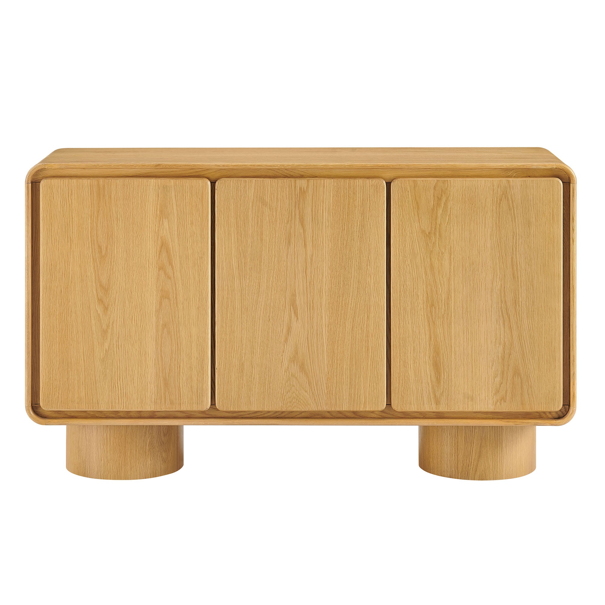 Modway EEI-7575 Lumo 3-Door Curved Wood Accent Cabinet