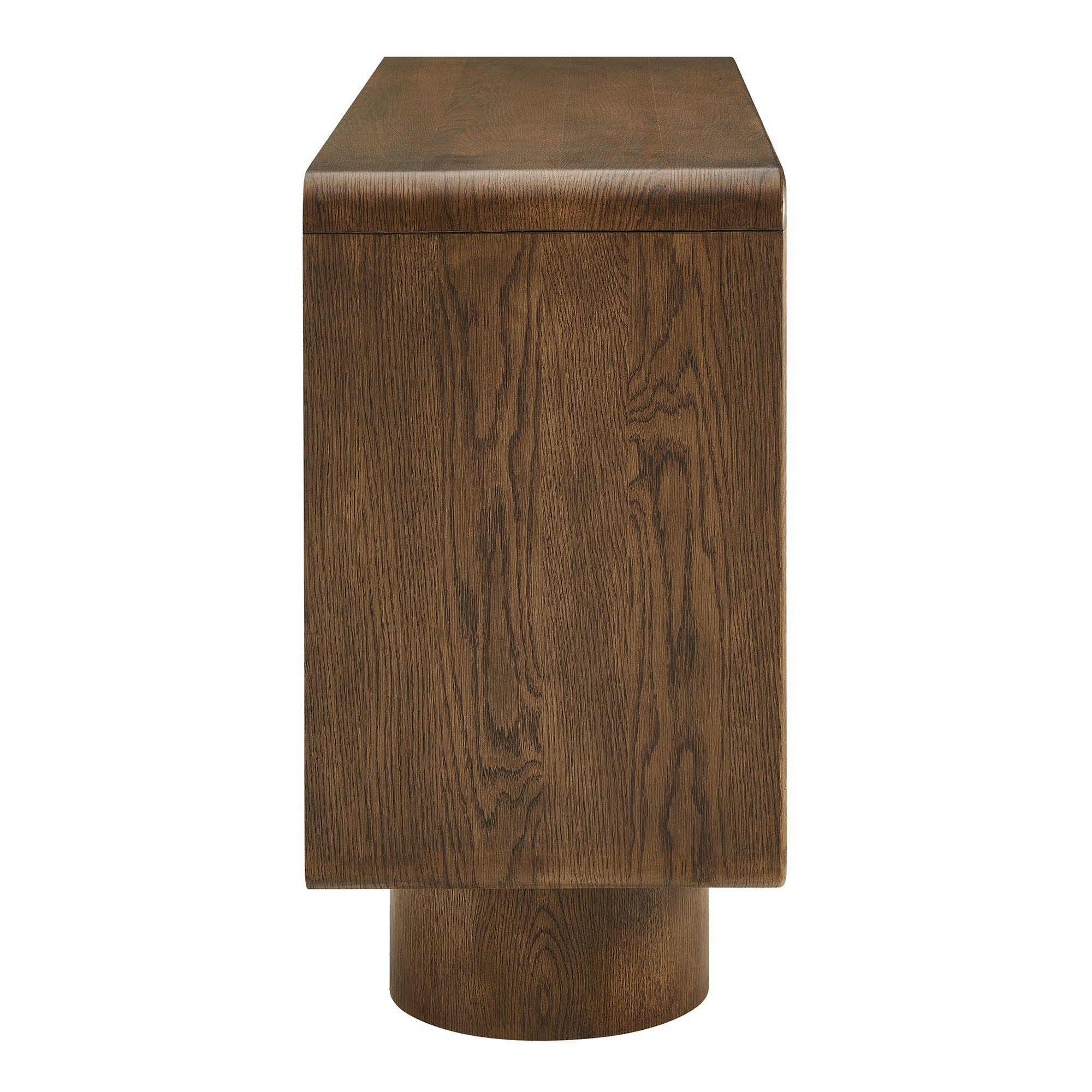 Modway EEI-7577 Lumo 3-Door Curved Wood Accent Cabinet
