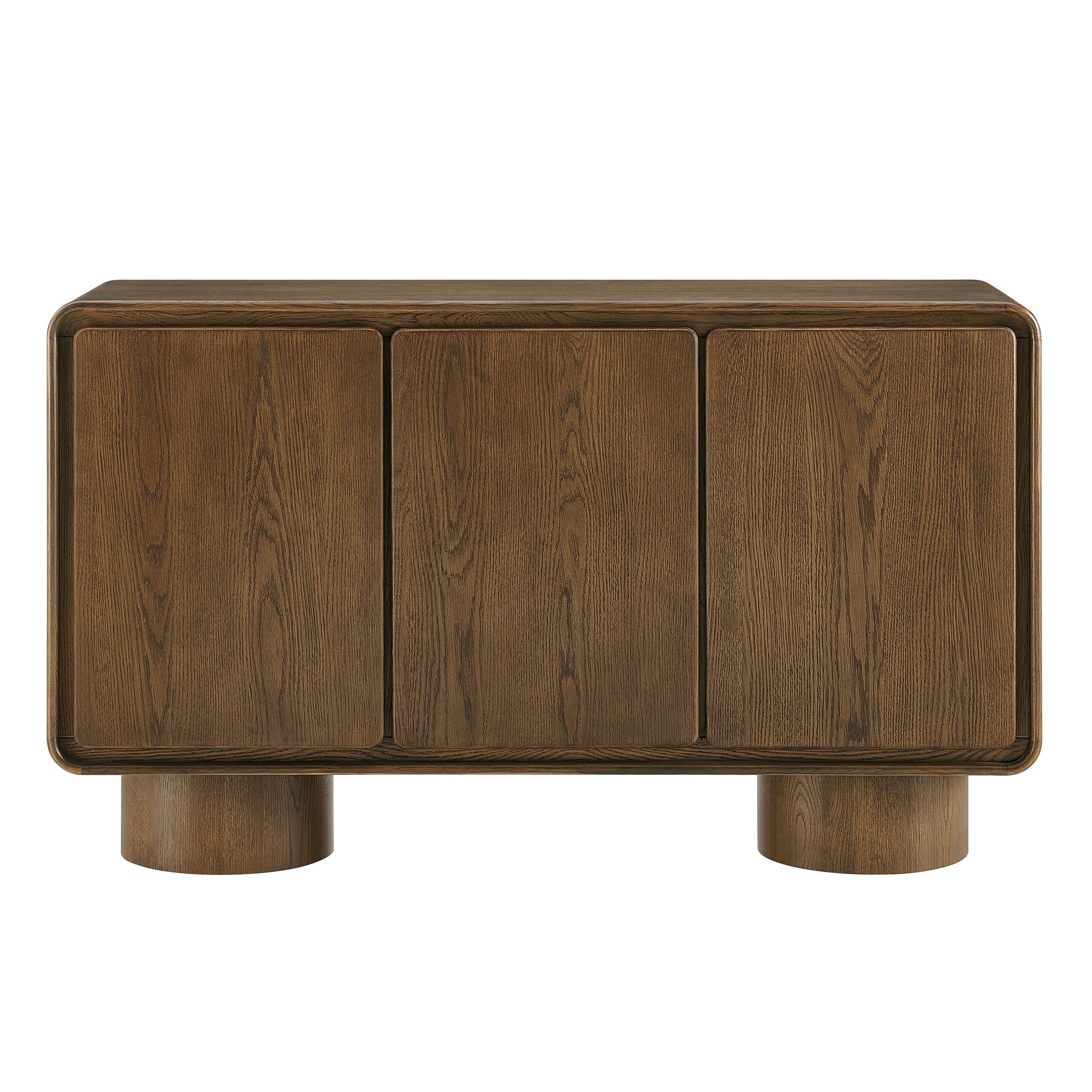 Modway EEI-7577 Lumo 3-Door Curved Wood Accent Cabinet