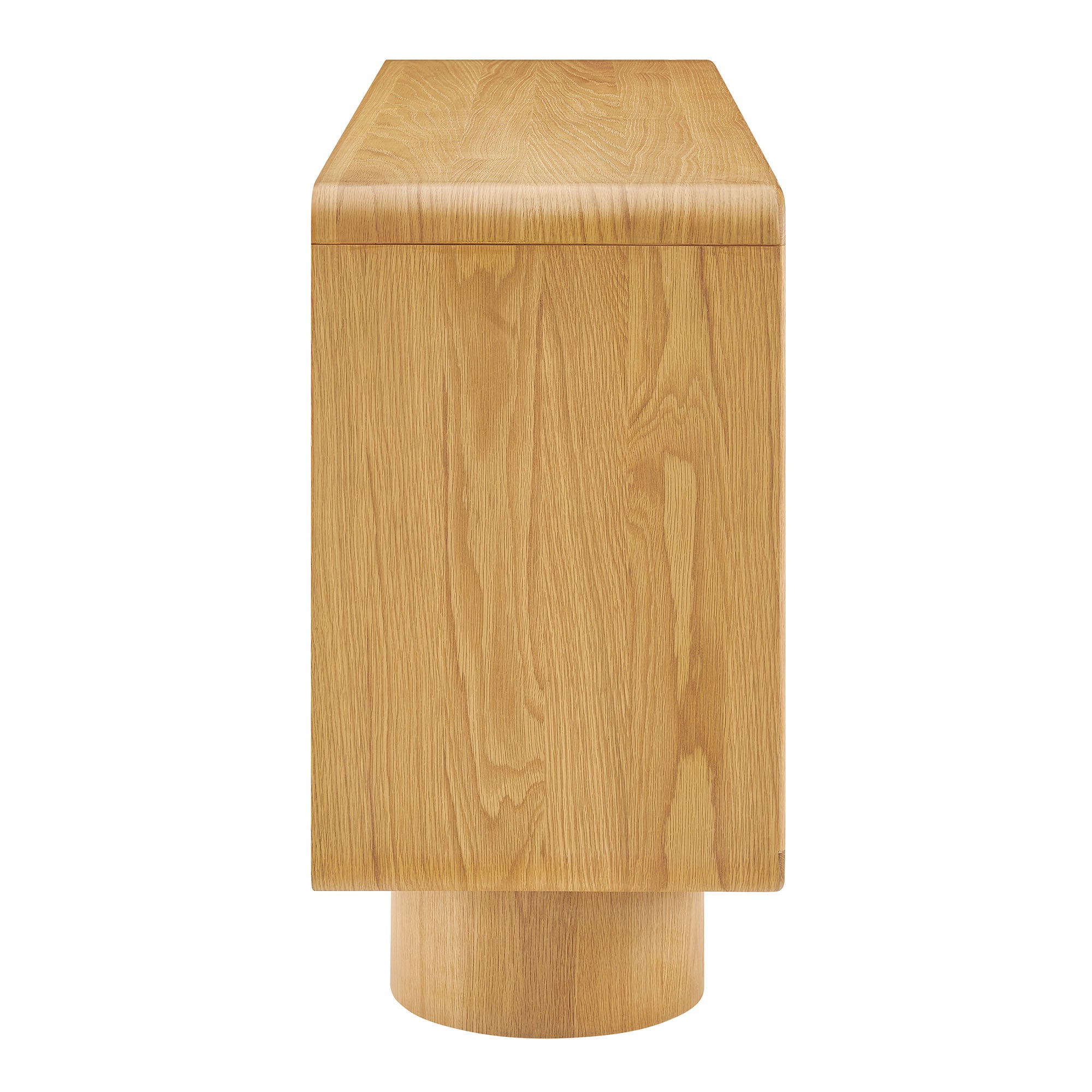 Modway EEI-7578 Lumo 4-Door Curved Wood Accent Cabinet