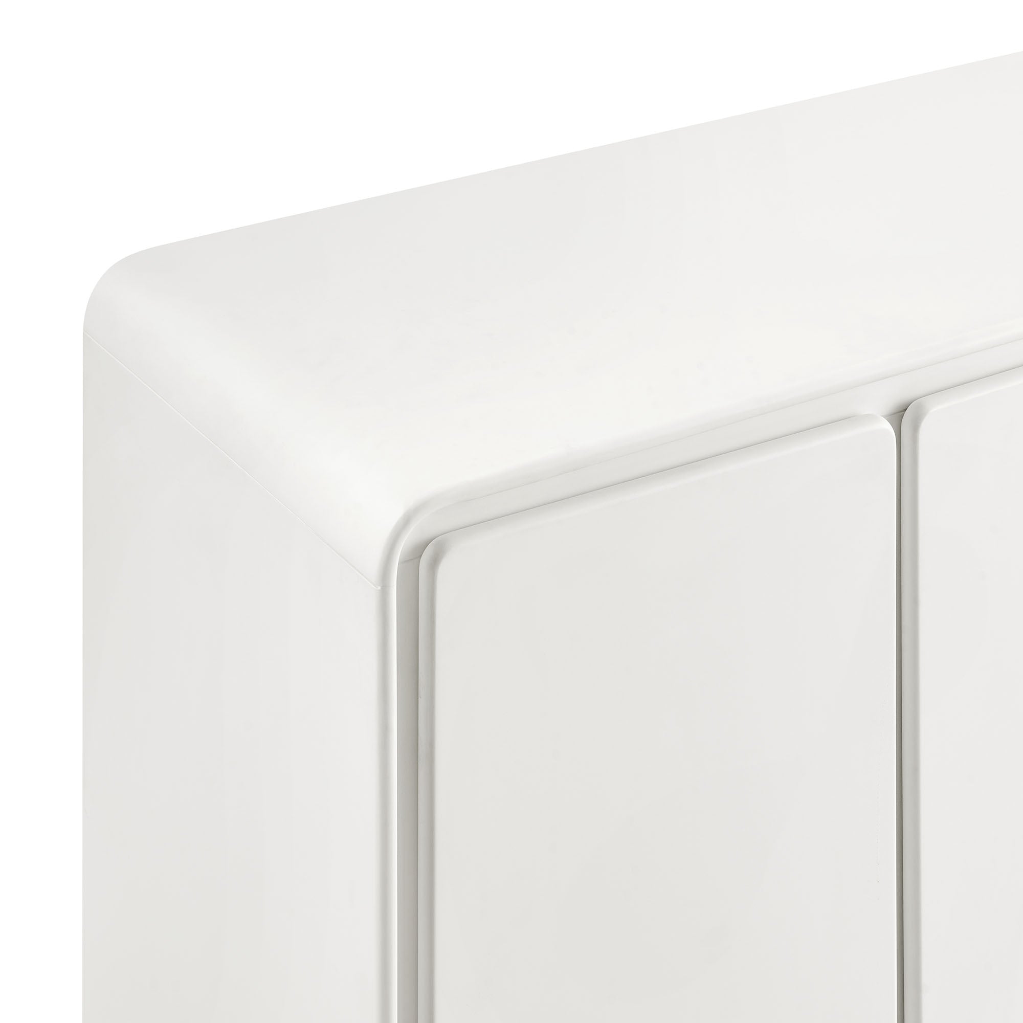 Modway EEI-7579 Lumo 4-Door Curved Wood Accent Cabinet