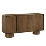 Modway EEI-7580 Lumo 4-Door Curved Wood Accent Cabinet