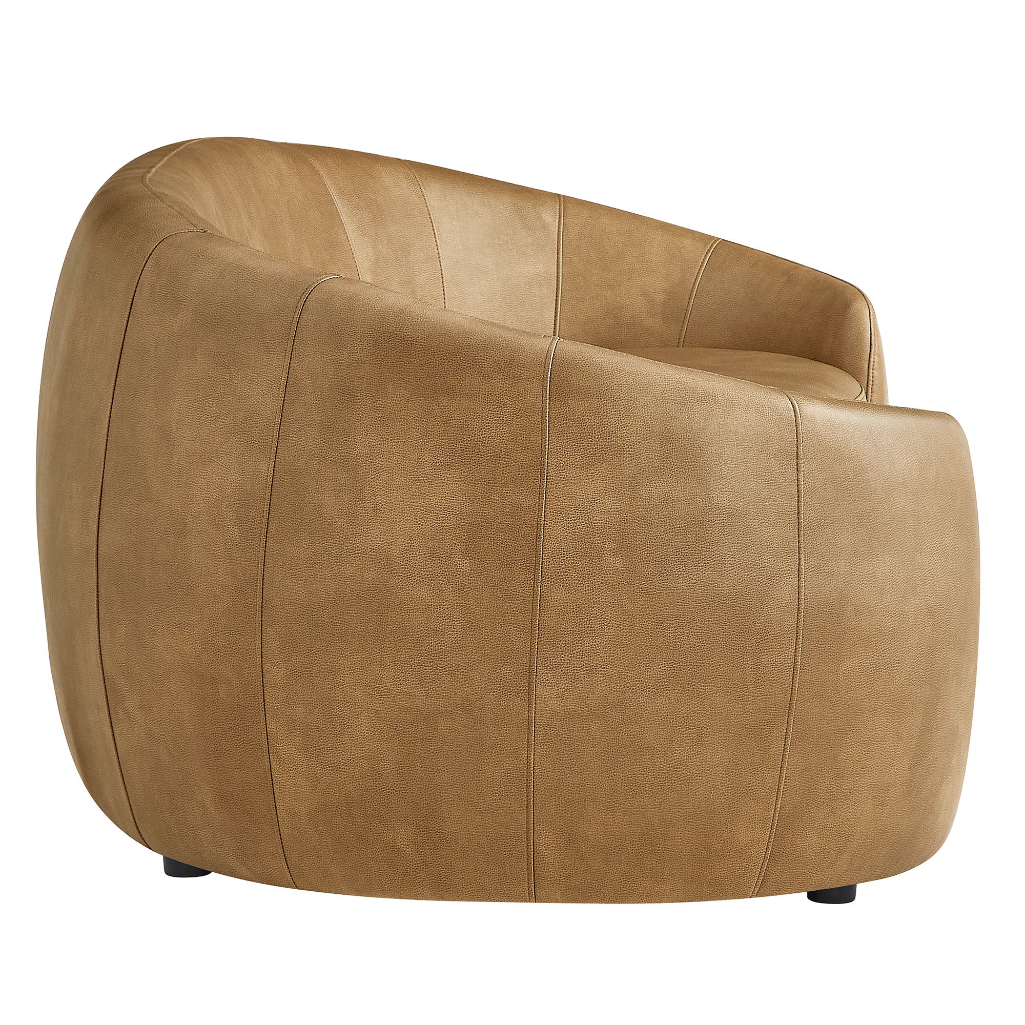 Modway EEI-7582 Contessa Curved Vegan Leather Sofa
