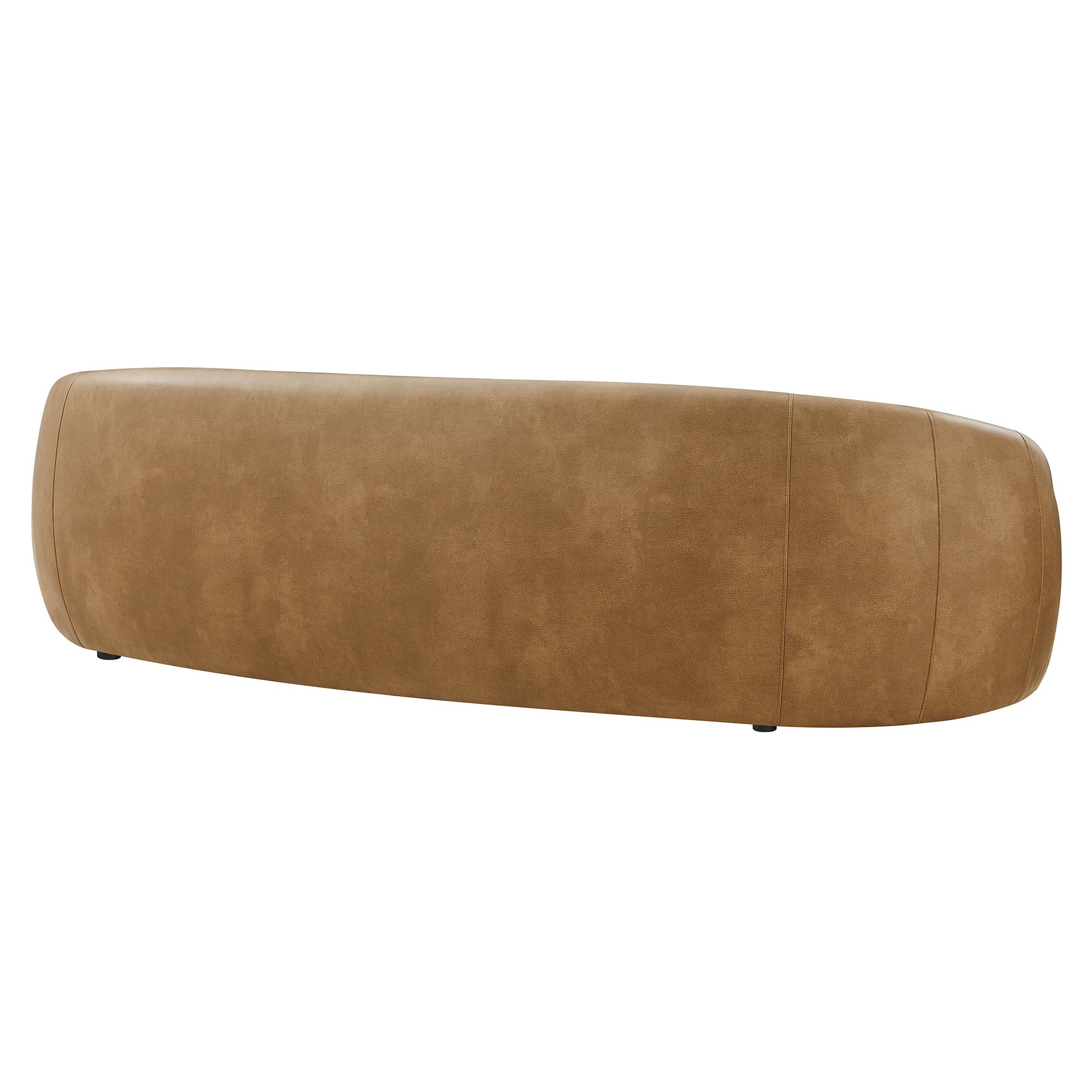 Modway EEI-7582 Contessa Curved Vegan Leather Sofa