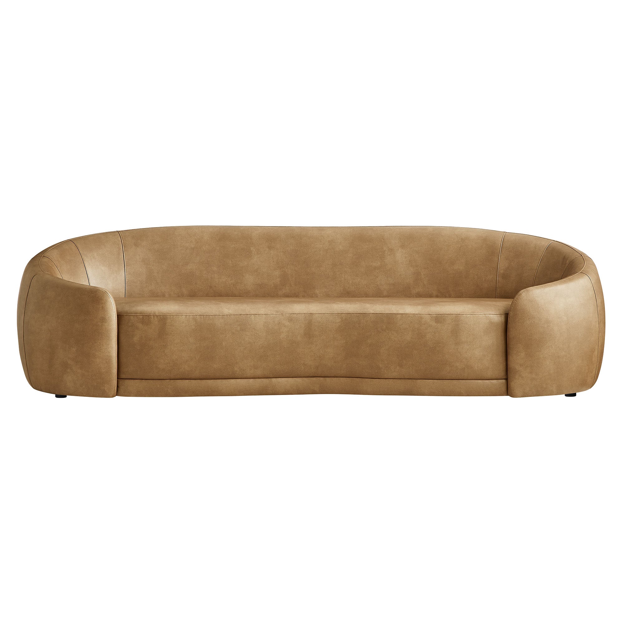 Modway EEI-7582 Contessa Curved Vegan Leather Sofa