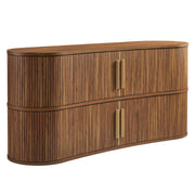 Modway EEI-7583 Radcliffe 63" Curved Fluted Sideboard Buffet Cabinet