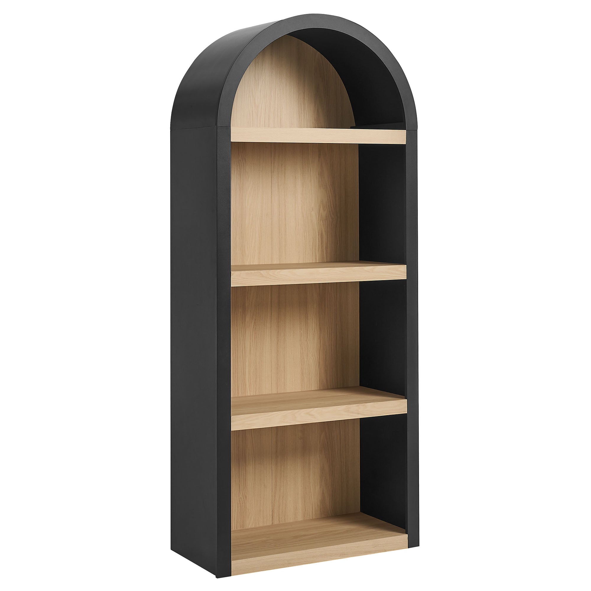 Modway EEI-7584 Caleb 4 Arched Display Shelf Bookcase