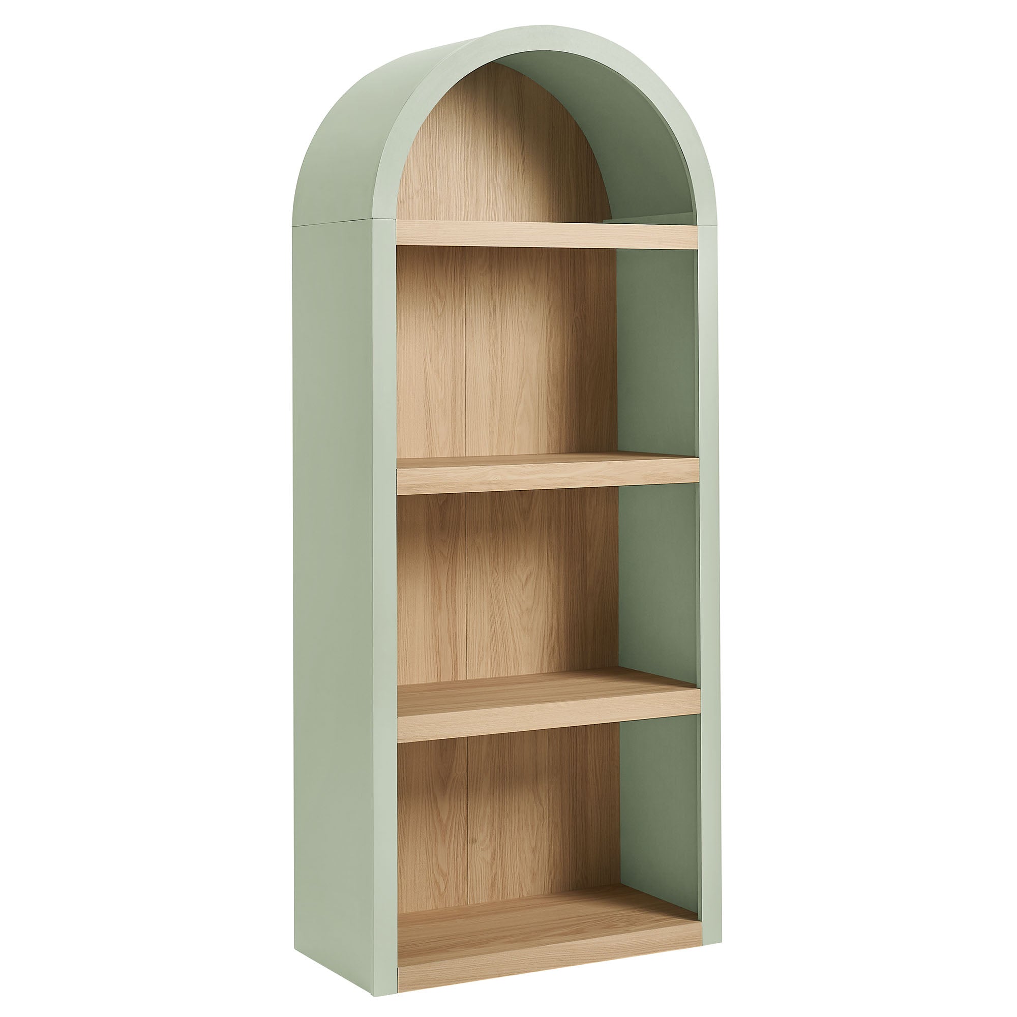 Modway EEI-7584 Caleb 4 Arched Display Shelf Bookcase