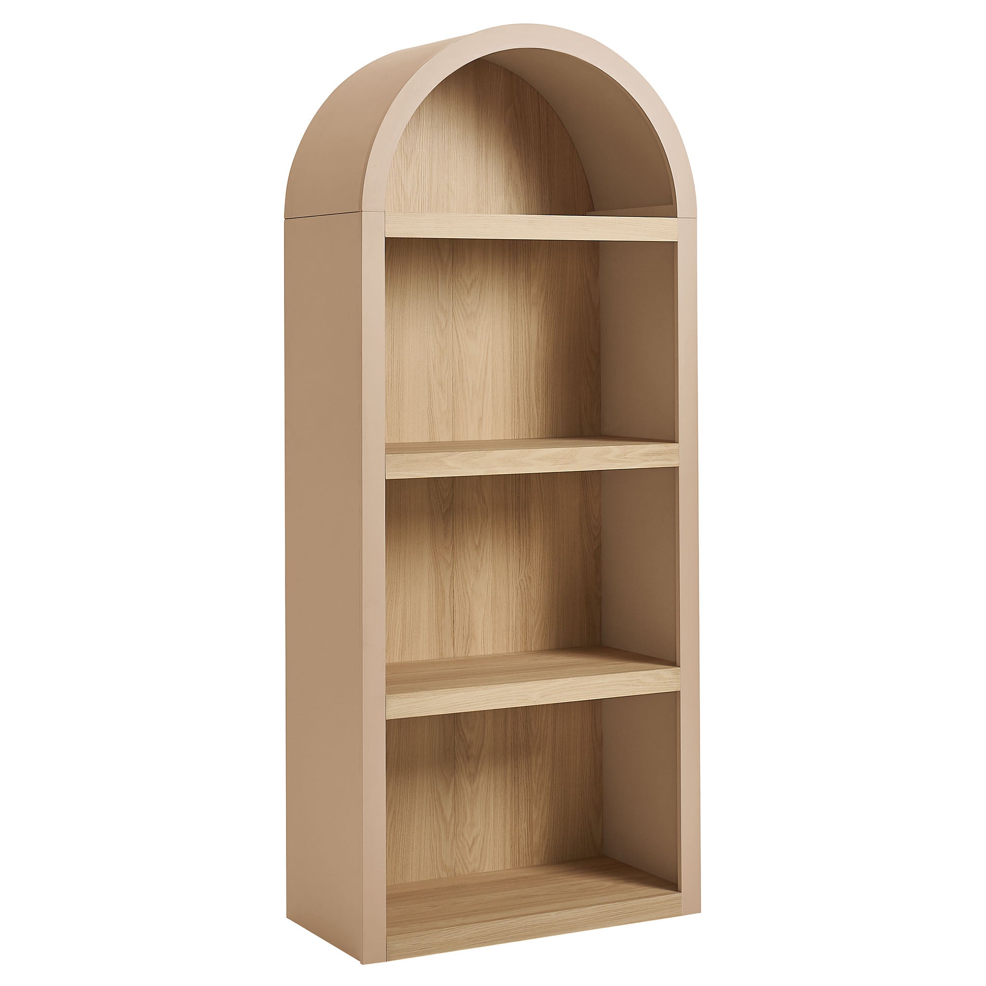 Modway EEI-7584 Caleb 4 Arched Display Shelf Bookcase