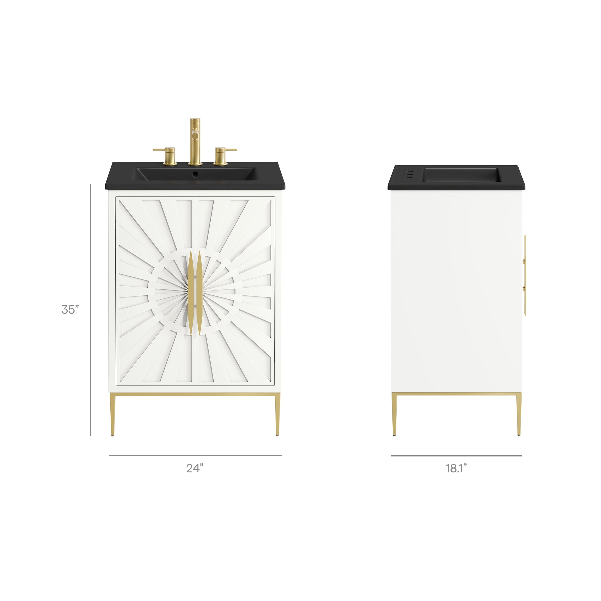 Modway EEI-7592 Awaken 24" Bathroom Vanity
