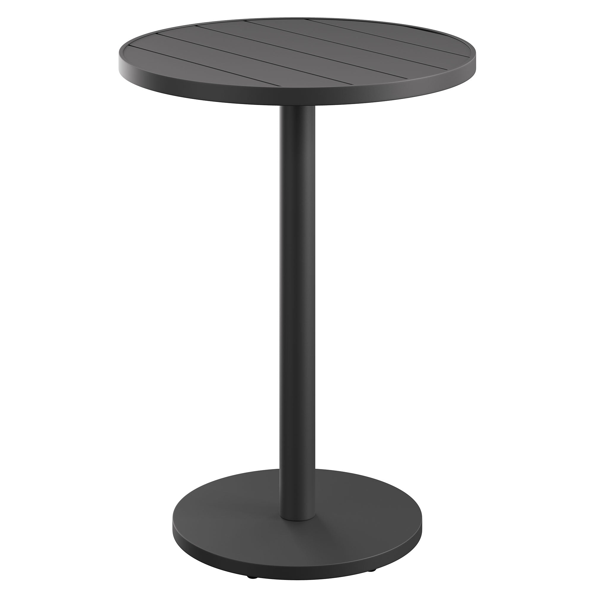 Modway EEI-7594 Tahoe 31 Inch Round Outdoor Patio Aluminum Bar Table
