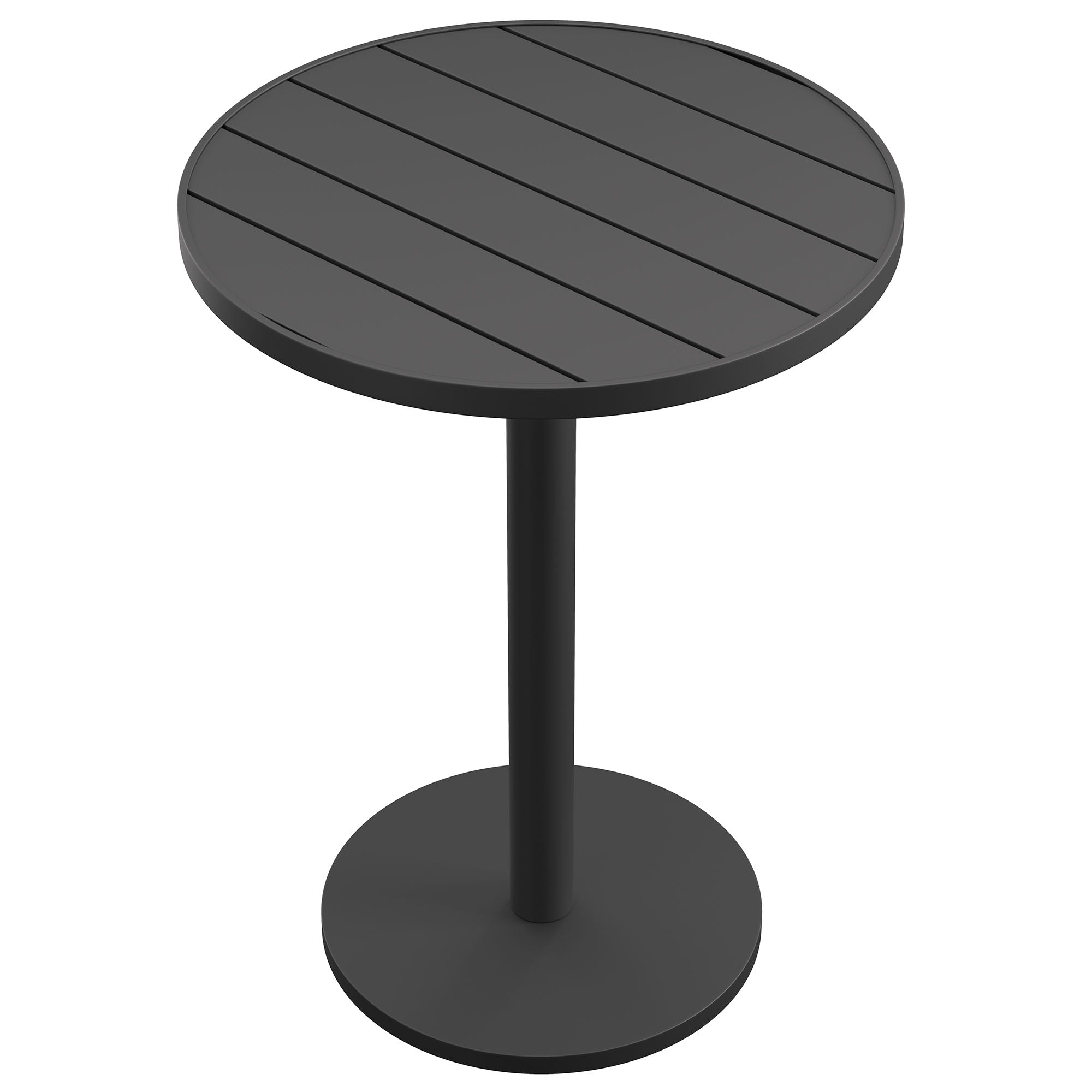 Modway EEI-7594 Tahoe 31 Inch Round Outdoor Patio Aluminum Bar Table