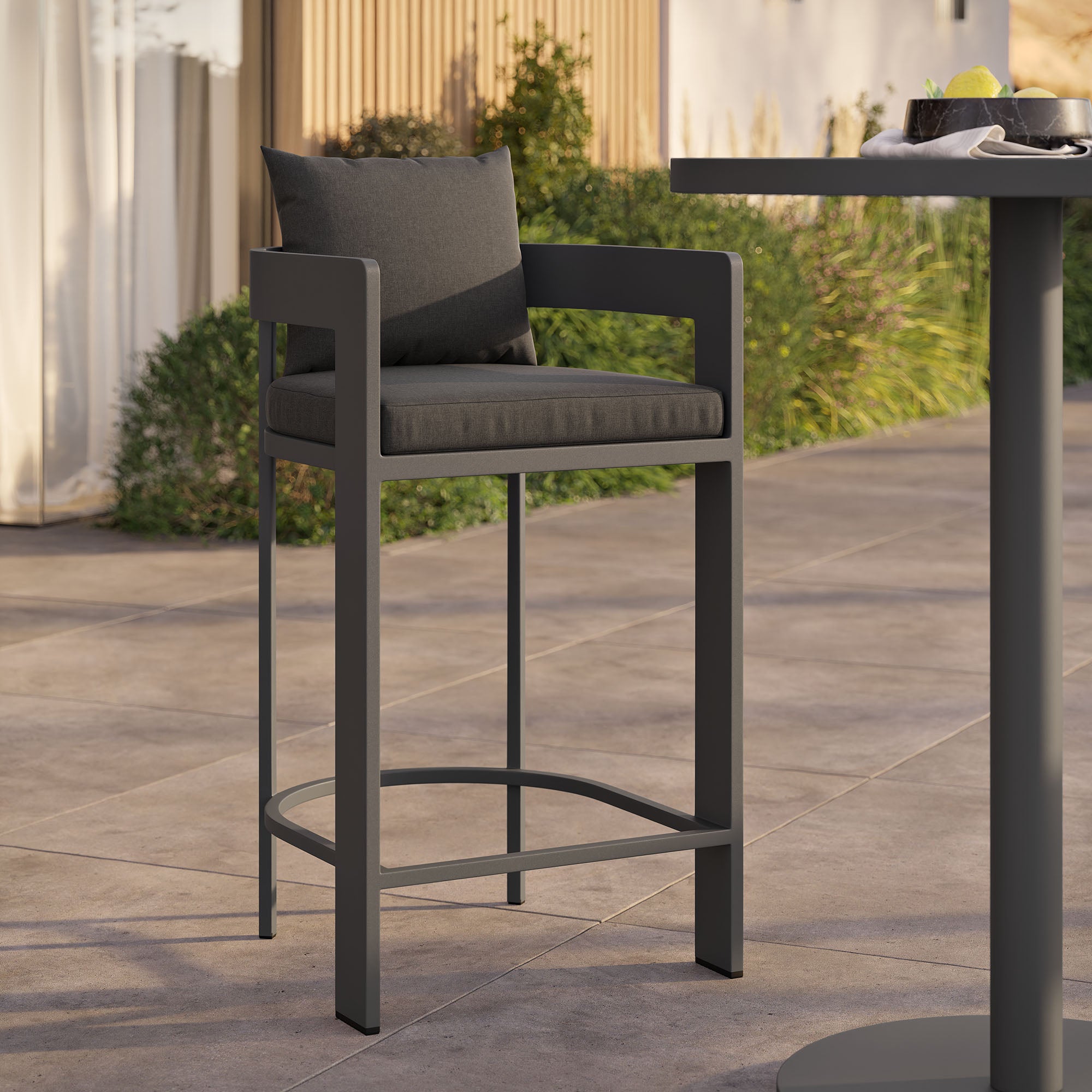 Modway EEI-7595 Tahoe Outdoor Patio Patio Aluminum Bar Chair