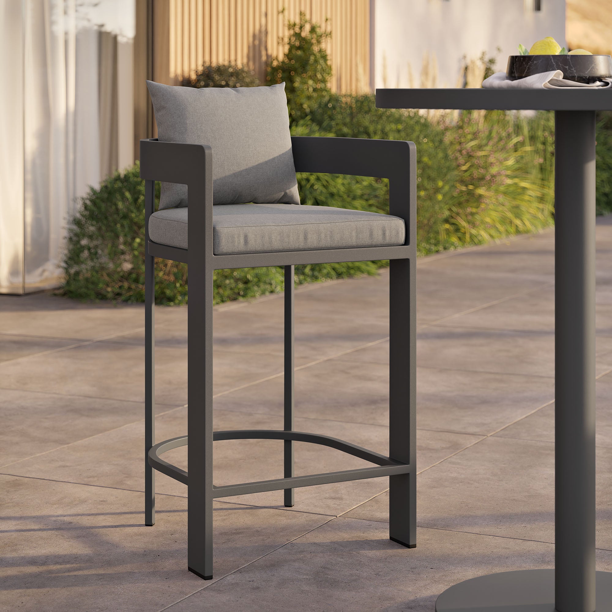 Modway EEI-7595 Tahoe Outdoor Patio Patio Aluminum Bar Chair