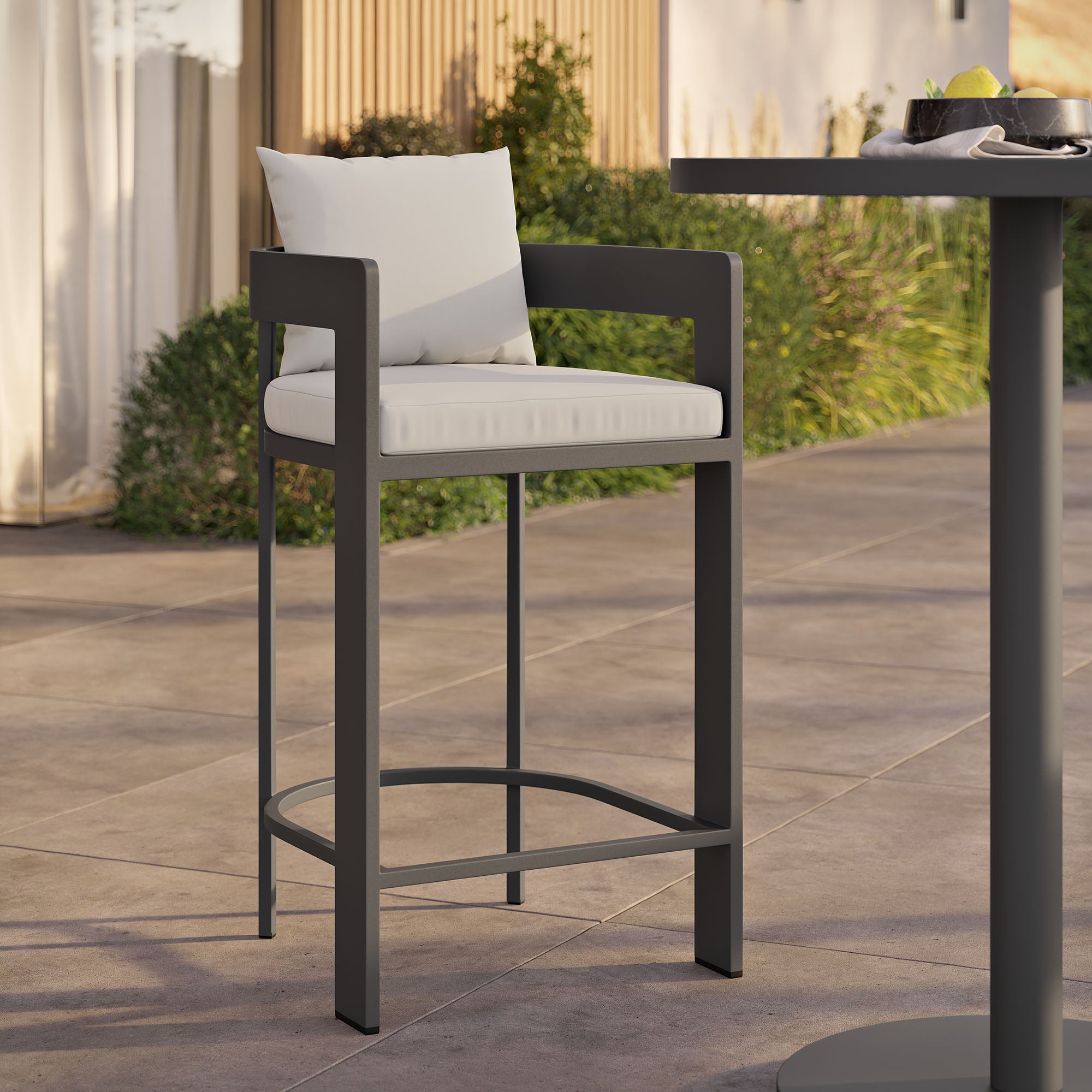 Modway EEI-7595 Tahoe Outdoor Patio Patio Aluminum Bar Chair