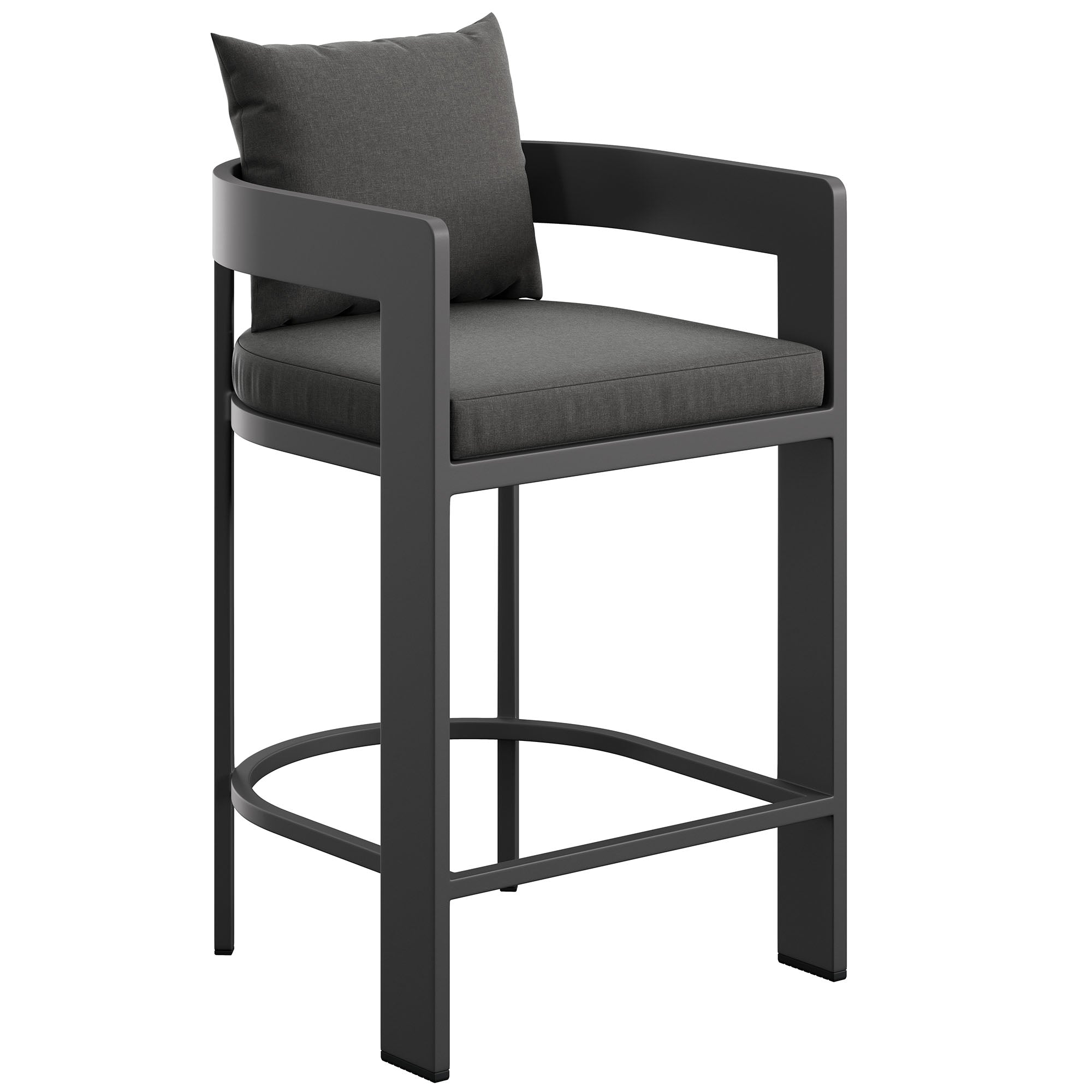Modway EEI-7596 Tahoe Outdoor Patio Patio Aluminum Counter Stool
