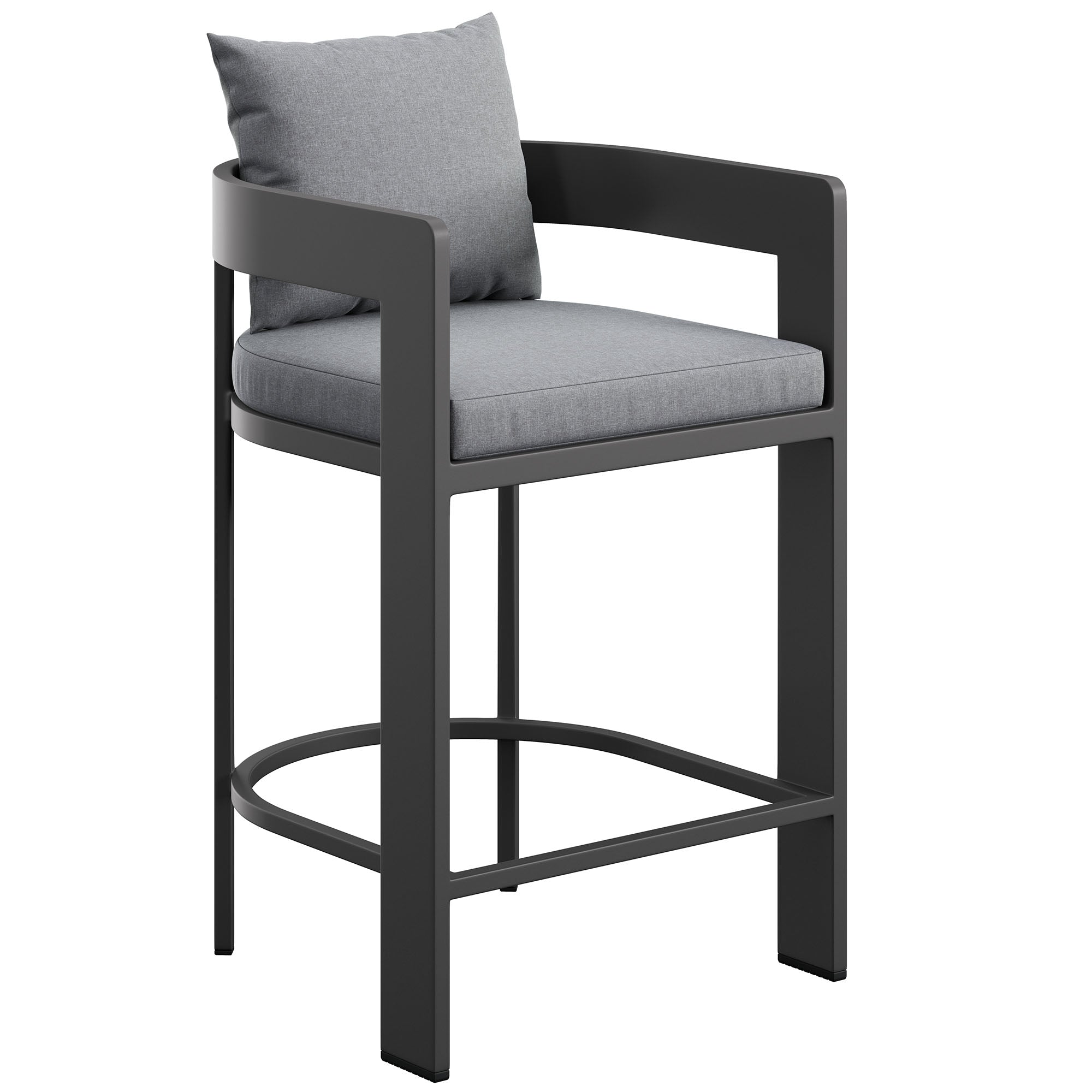 Modway Tahoe Outdoor Patio Patio Aluminum Counter Stool