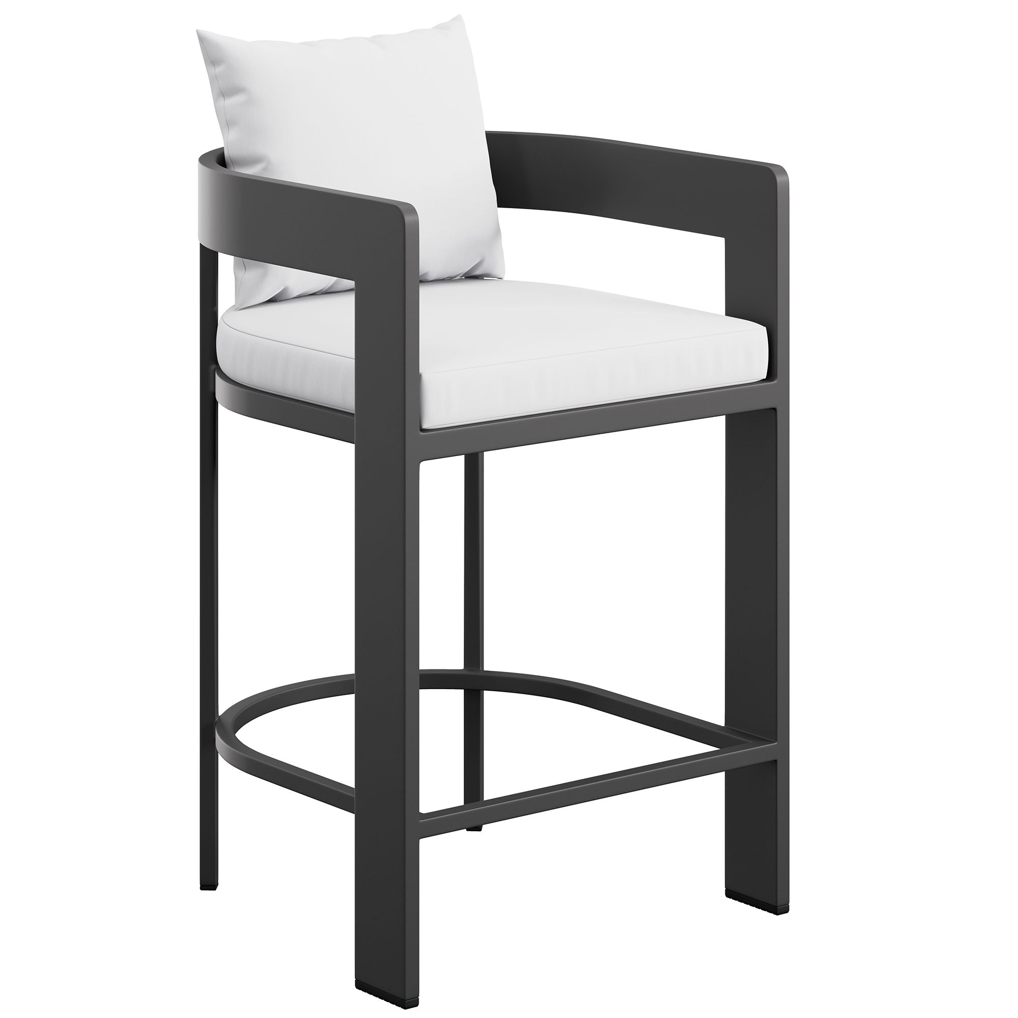 Modway EEI-7596 Tahoe Outdoor Patio Patio Aluminum Counter Stool