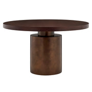Modway EEI-7600 Annette 54 Inch Round Pedestal Base Dining Table