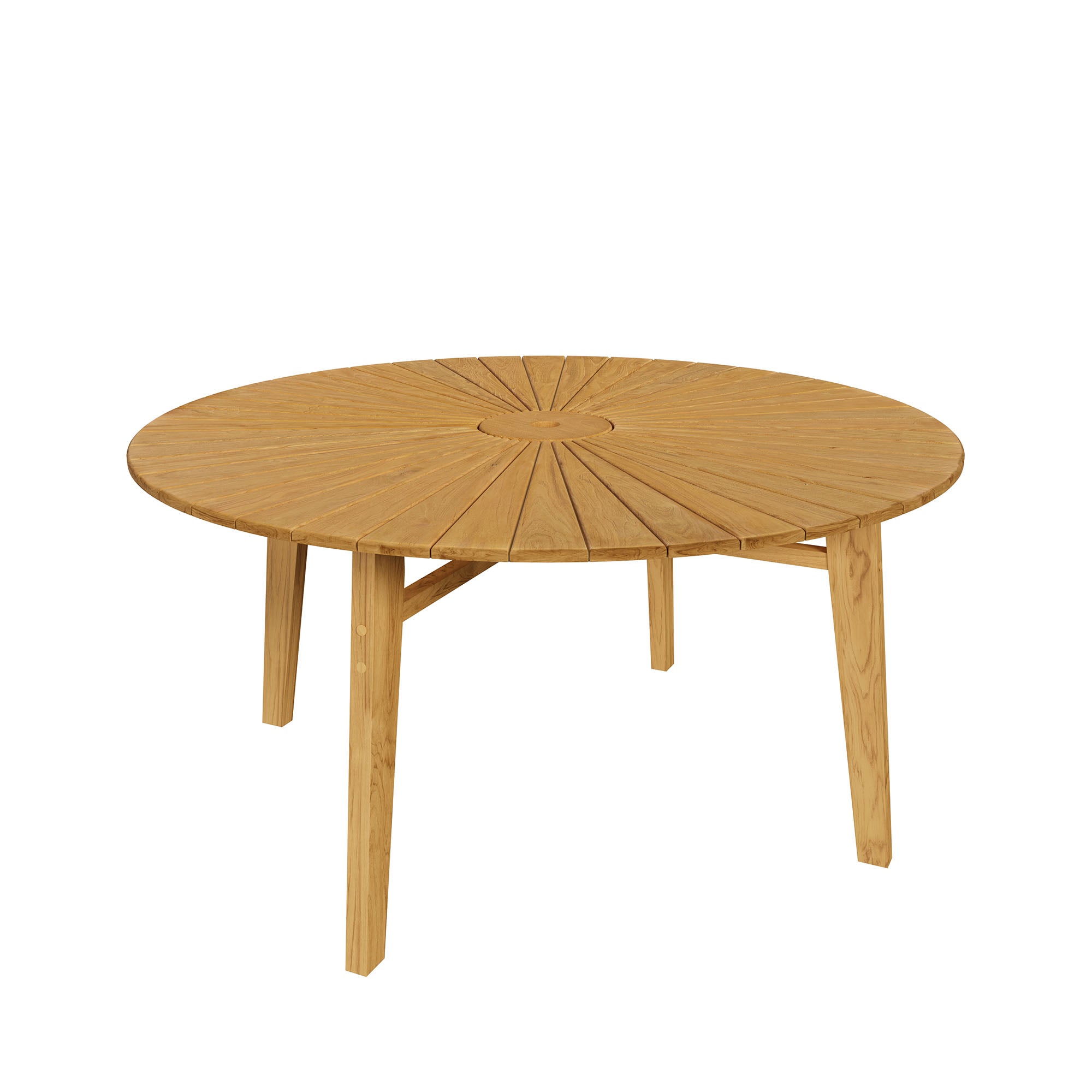 Modway EEI-7601 Cielo 59" Sunburst Outdoor Patio Teak Dining Table