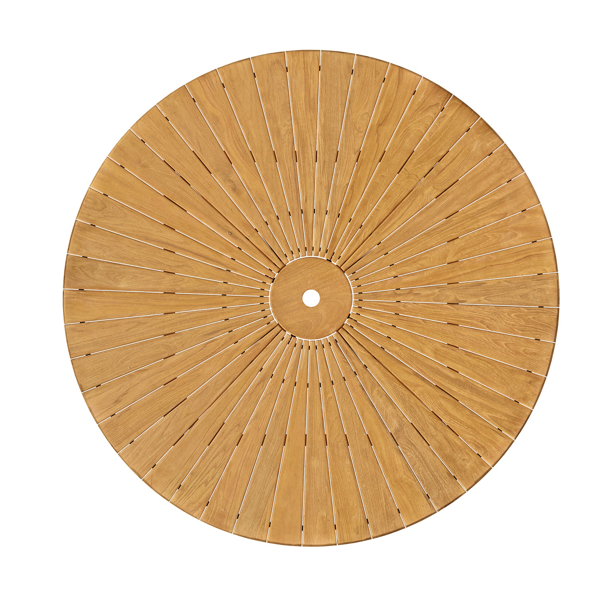 Modway EEI-7601 Cielo 59" Sunburst Outdoor Patio Teak Dining Table