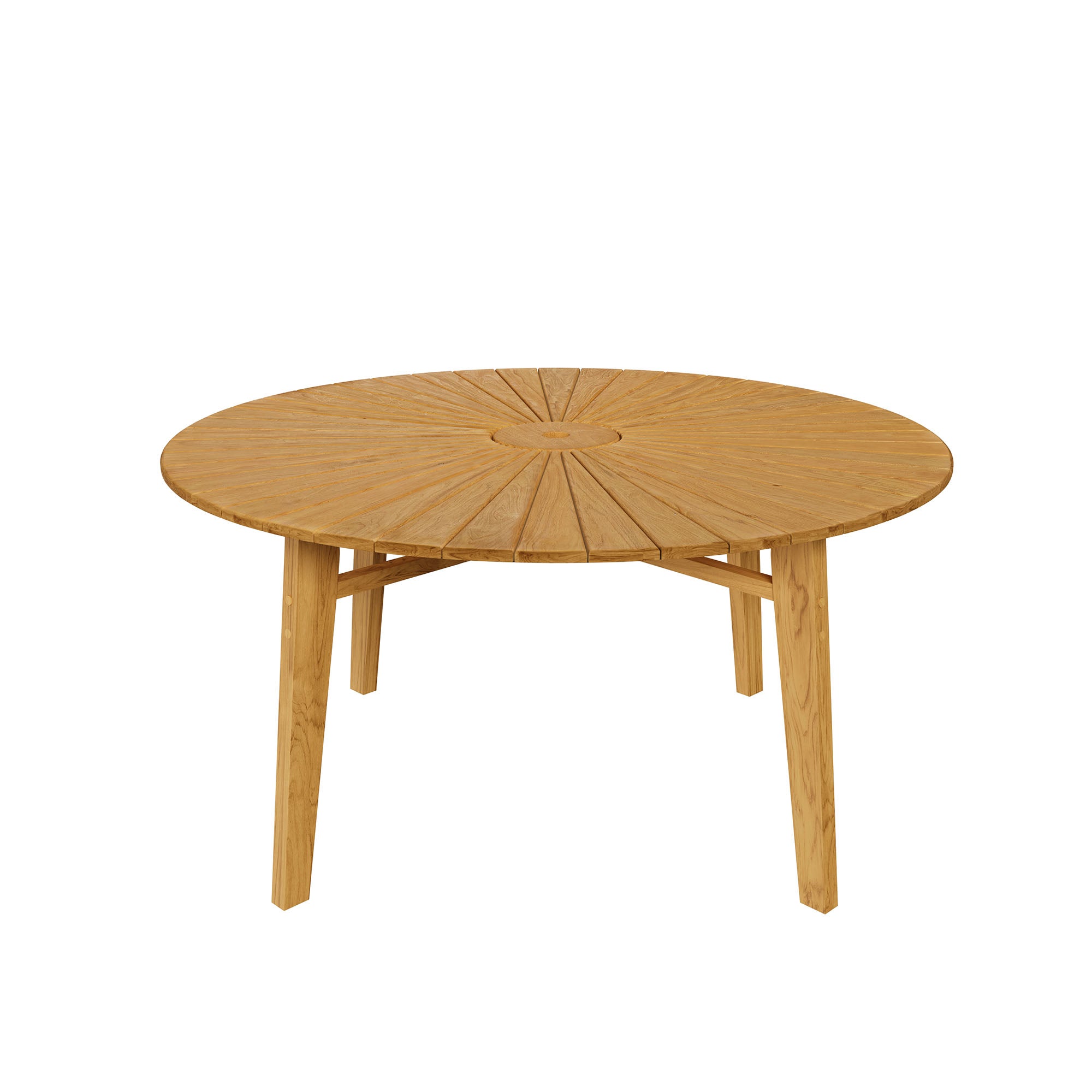 Modway EEI-7601 Cielo 59" Sunburst Outdoor Patio Teak Dining Table