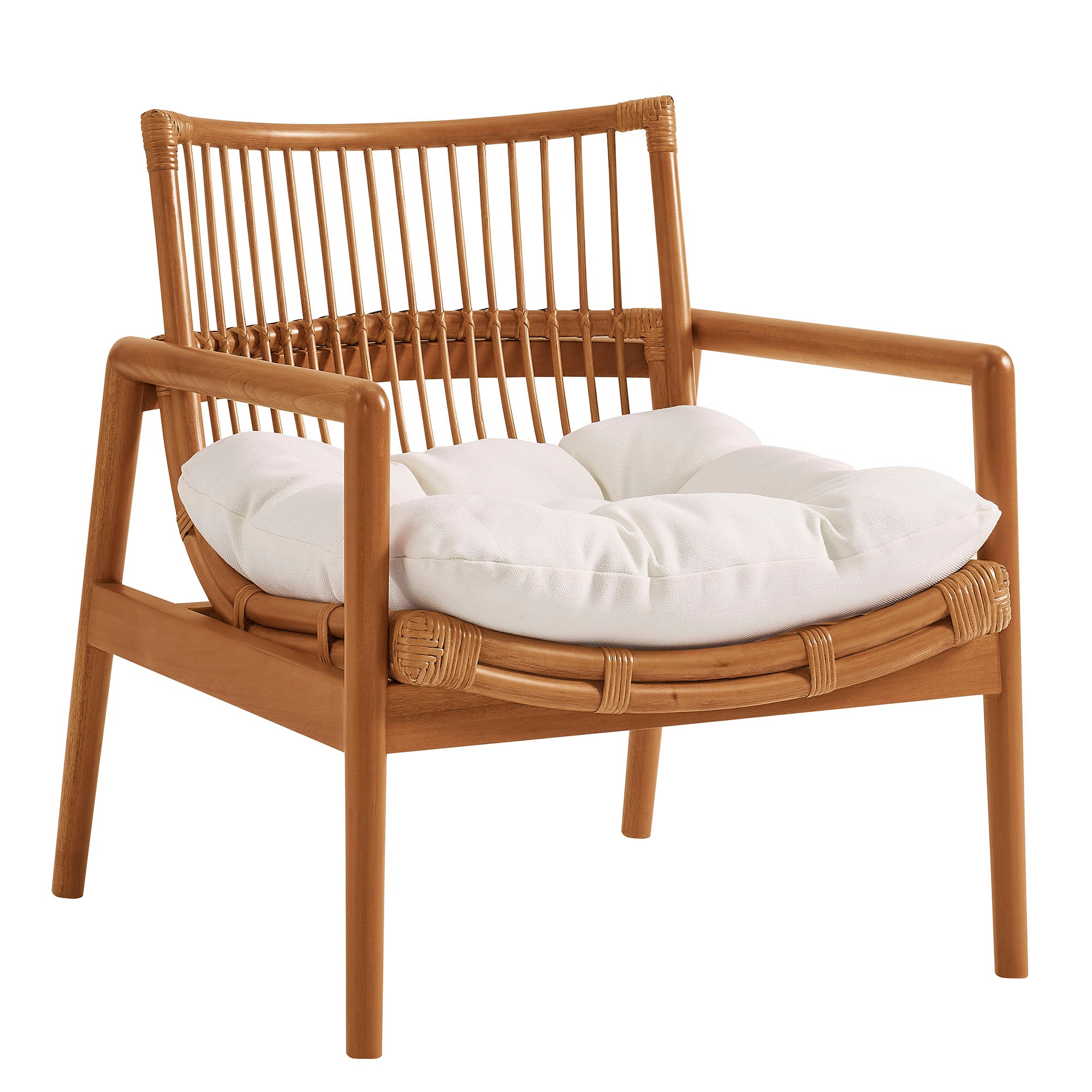 Modway EEI-7602 Tula Wood Rattan Lounge Chair