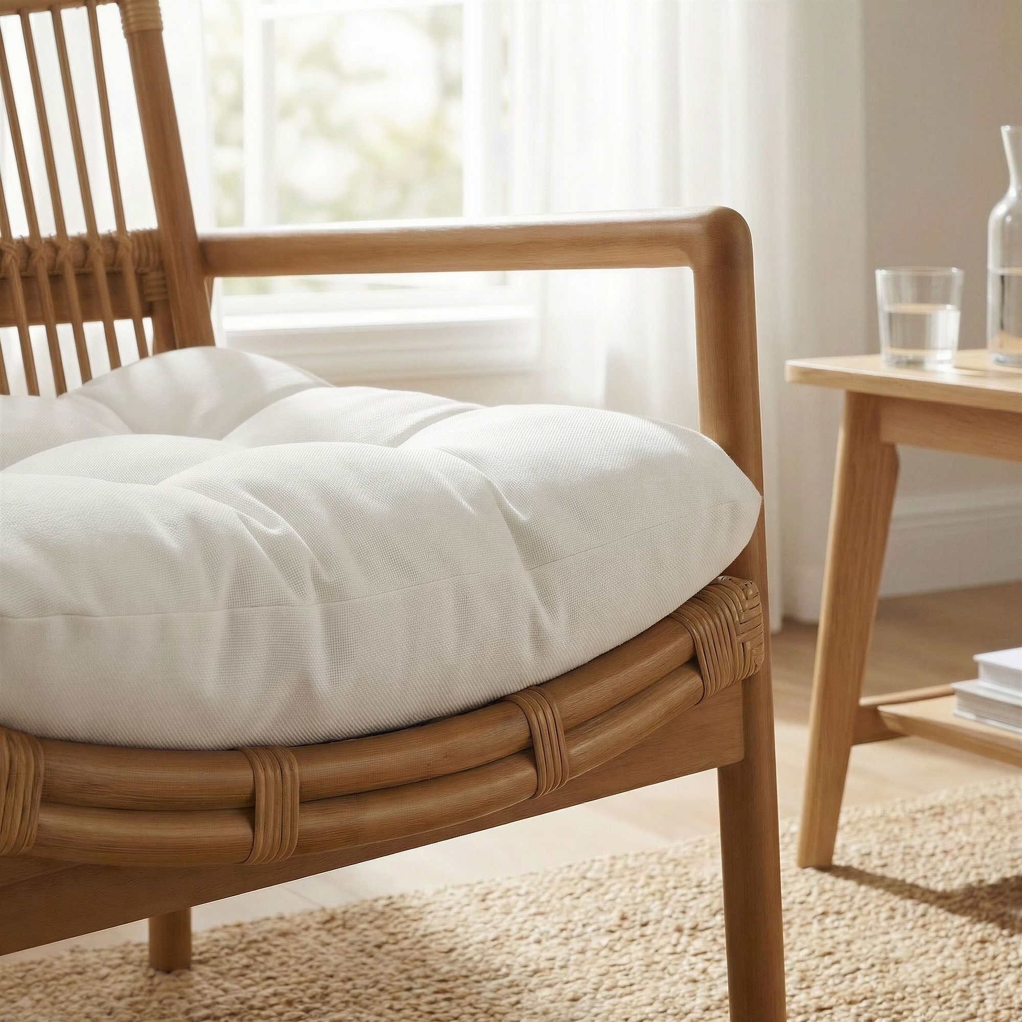 Modway EEI-7602 Tula Wood Rattan Lounge Chair