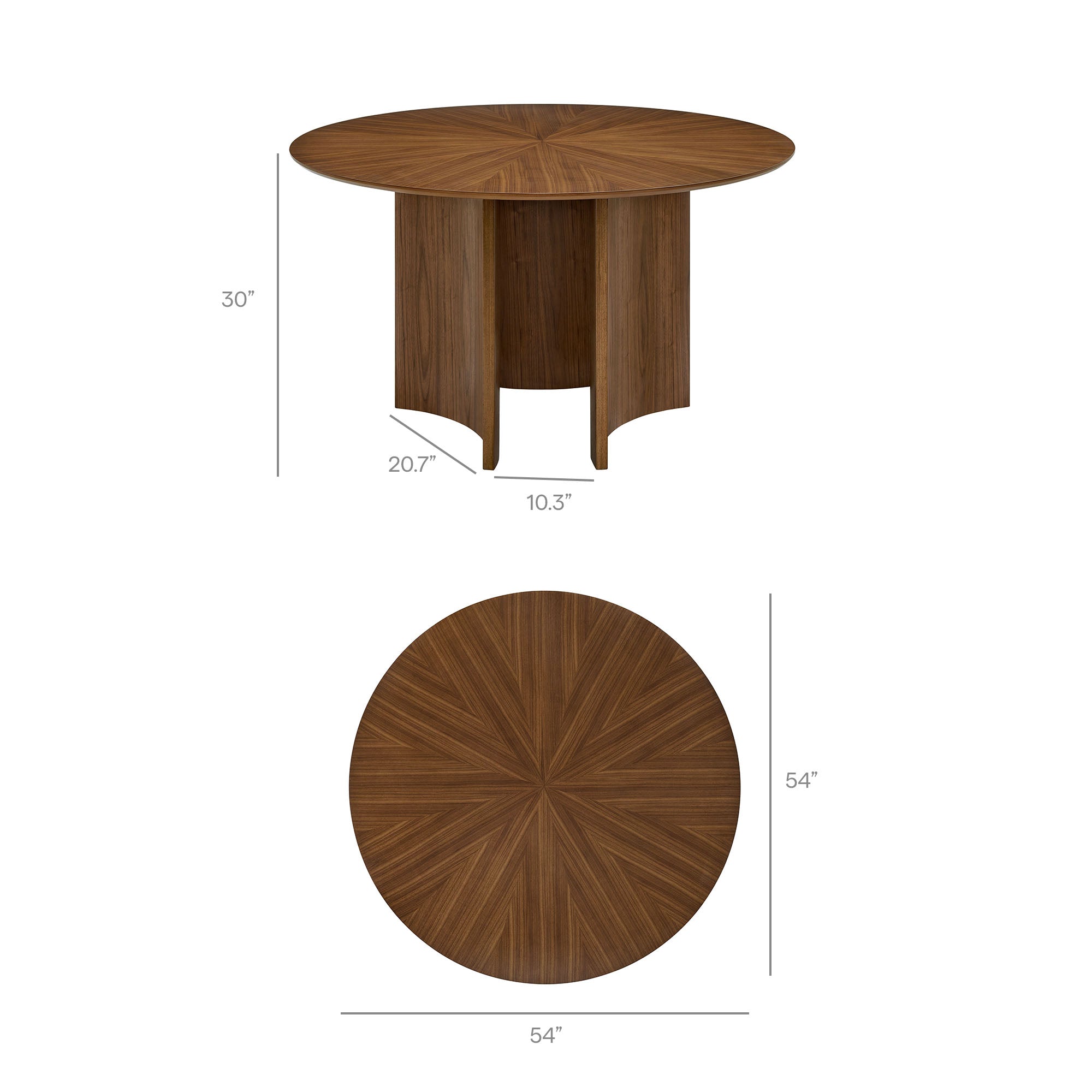 Modway EEI-7603 Sloane 54 Inch Round Dining Table