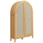 Modway EEI-7604 Calista 63 Inch Arched Storage Cabinet With Folding Desk