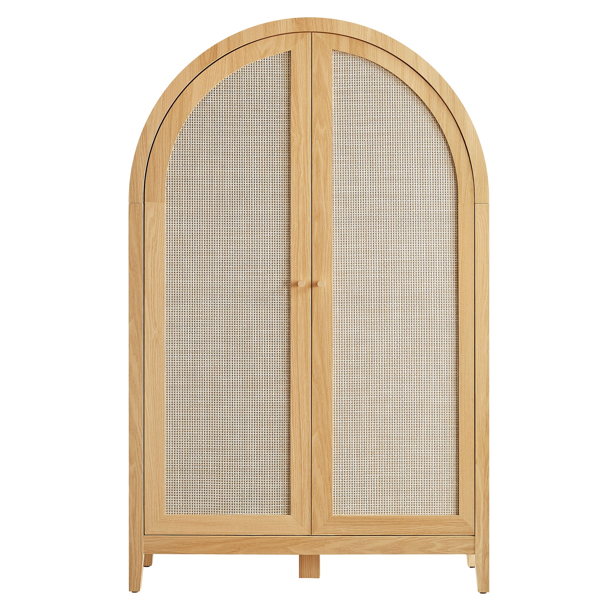 Modway EEI-7604 Calista 63 Inch Arched Storage Cabinet With Folding Desk