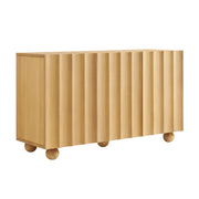 Modway EEI-7605 Sorren 54 Inch Scalloped Wood 3-Door Sideboard