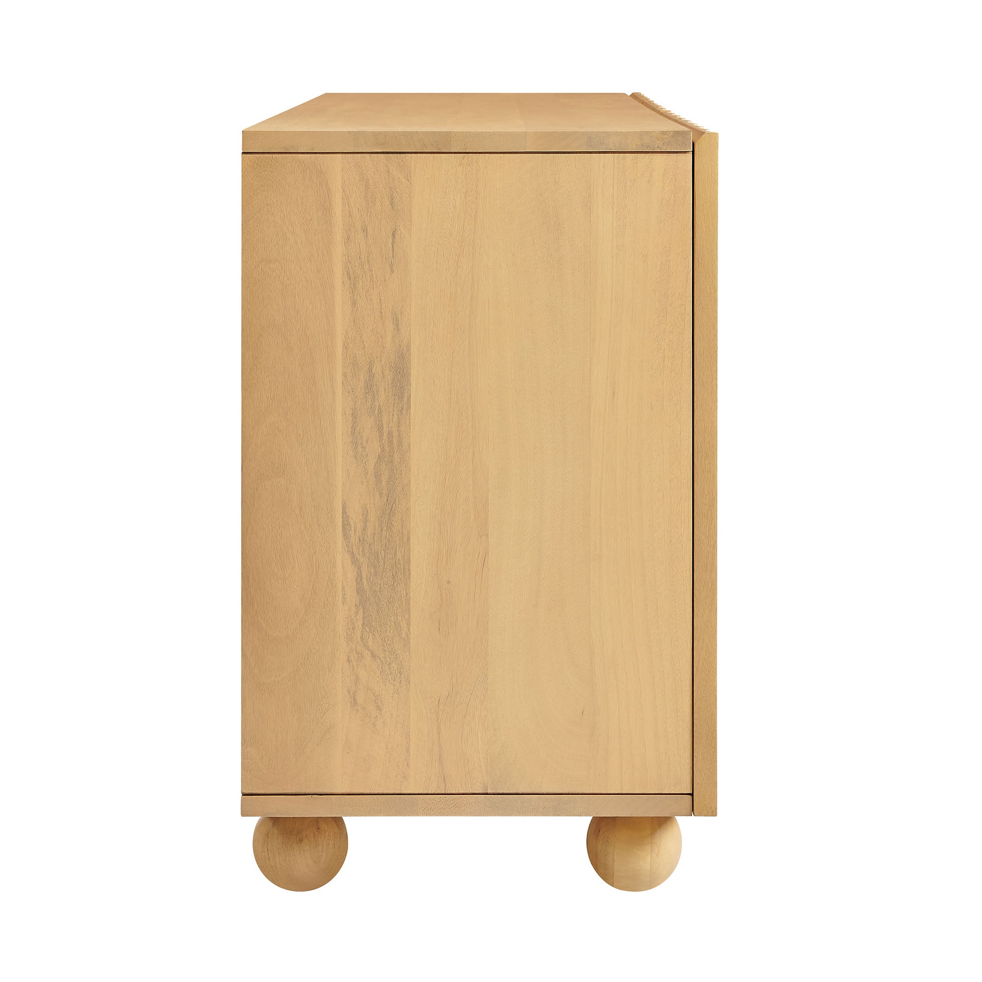 Modway EEI-7606 Sorren 72 Inch Scalloped Wood 4-Door Sideboard