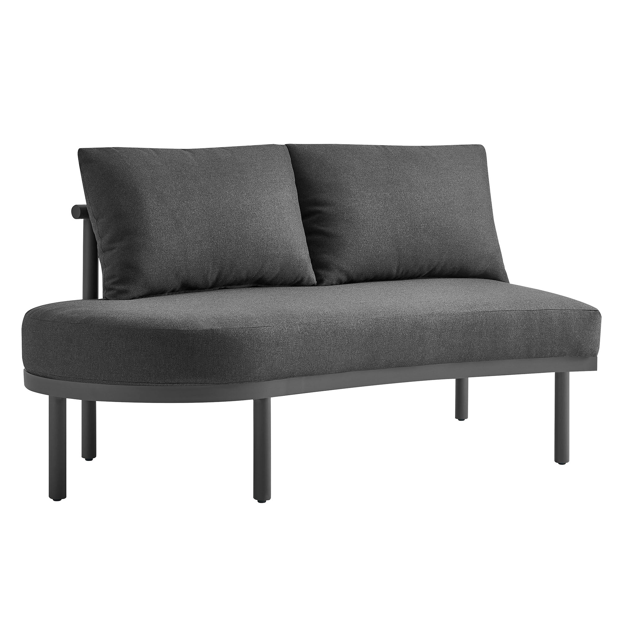 Modway Porta 3 Piece Outdoor Patio Aluminum Modular Sofa EEI-7612