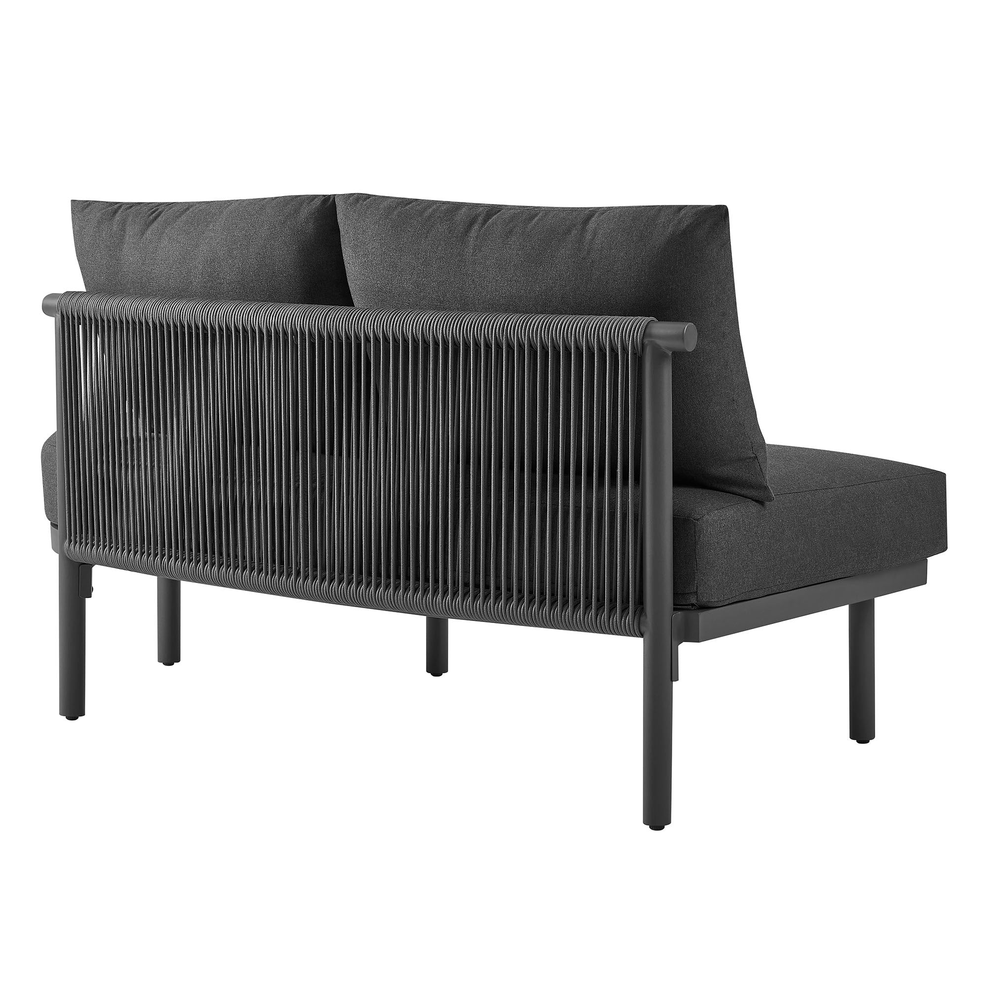 Modway Porta 3 Piece Outdoor Patio Aluminum Modular Sofa EEI-7612