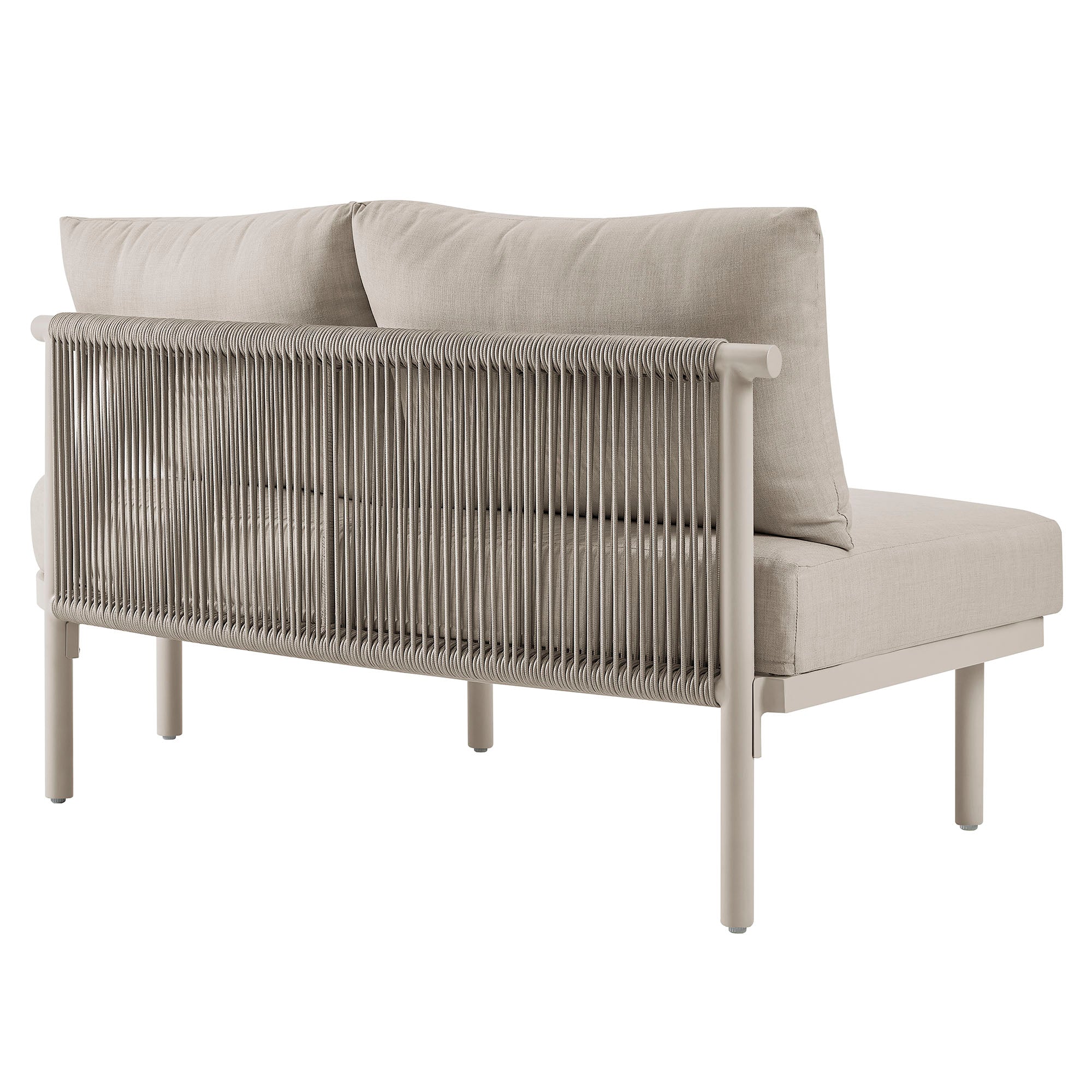 Modway Porta 2 Piece Outdoor Patio Aluminum Modular Sofa EEI-7611