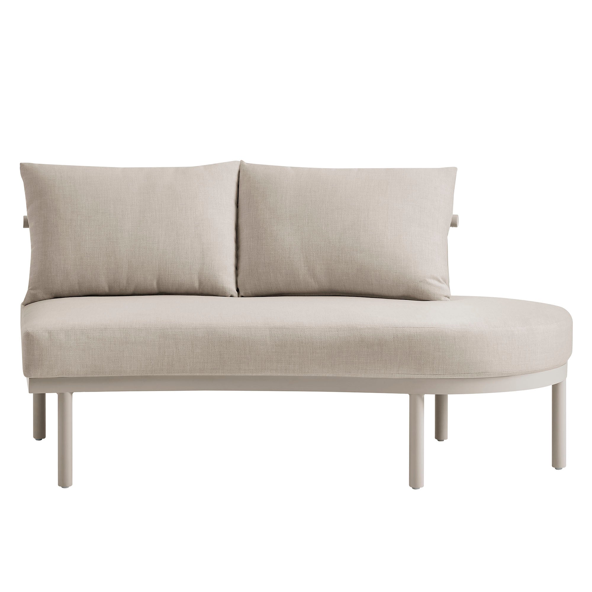 Modway Porta 2 Piece Outdoor Patio Aluminum Modular Sofa EEI-7611