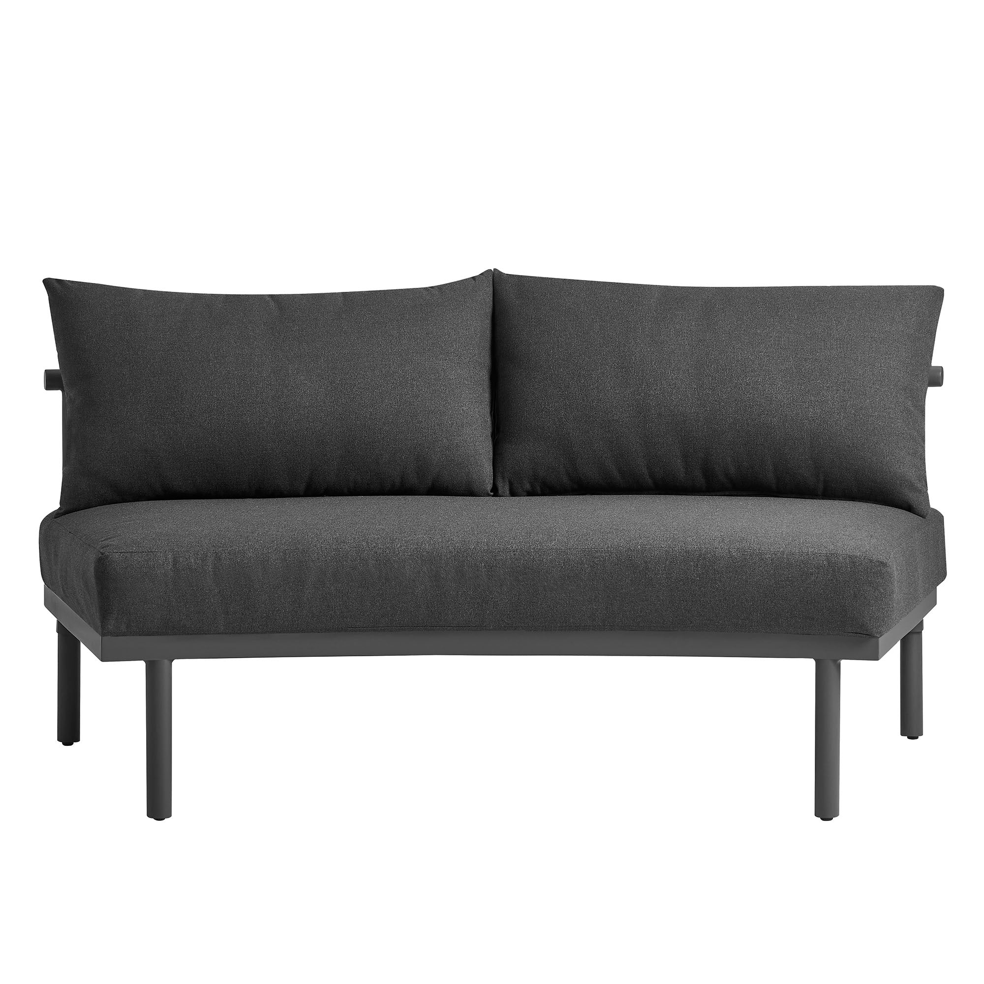 Modway Porta 3 Piece Outdoor Patio Aluminum Modular Sofa EEI-7612