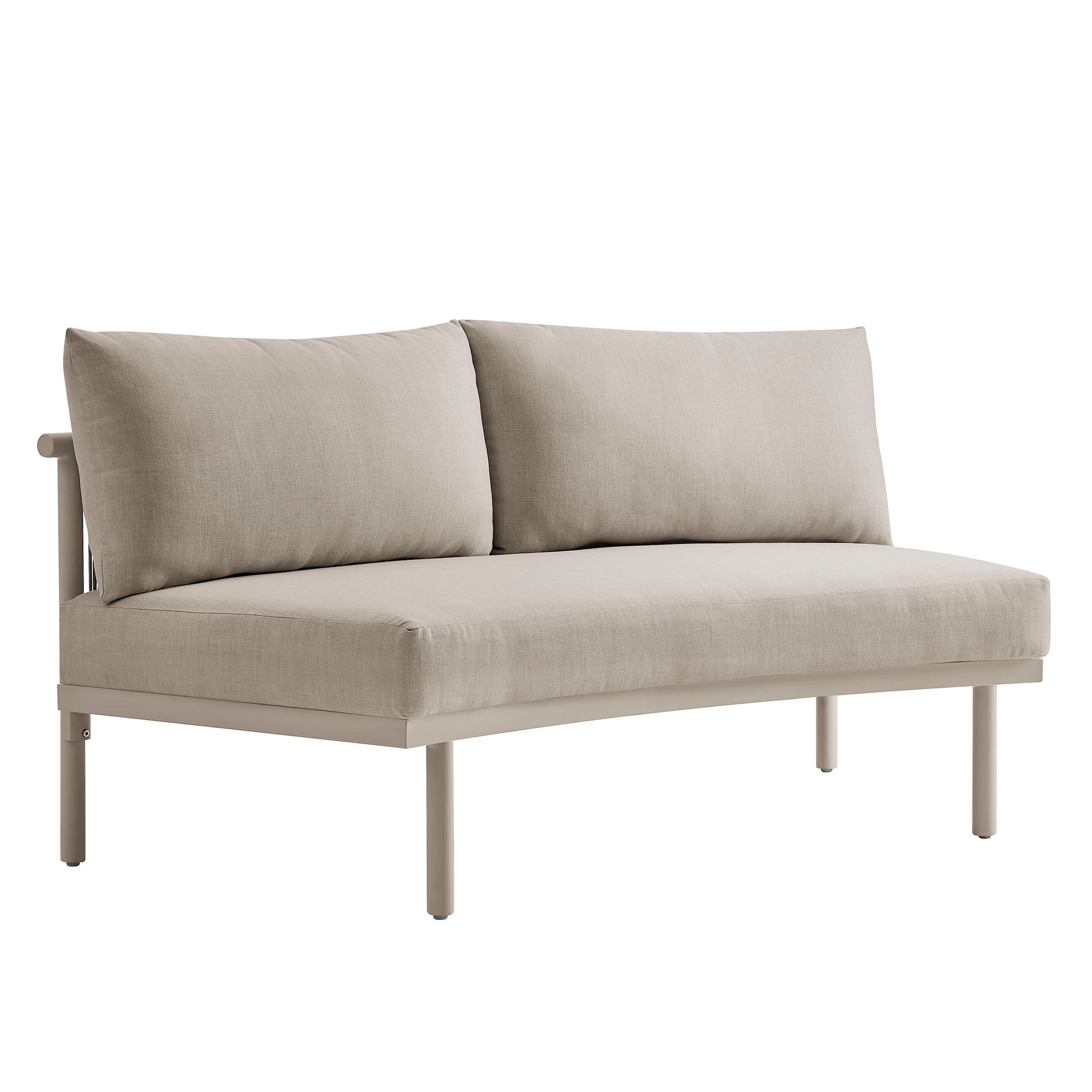 Modway Porta 5 Piece Outdoor Patio Aluminum Modular Sofa Set EEI-7614