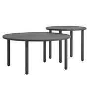 Modway Porta 2 Piece Nesting Outdoor Patio Aluminum Coffee Table Set EEI-7610
