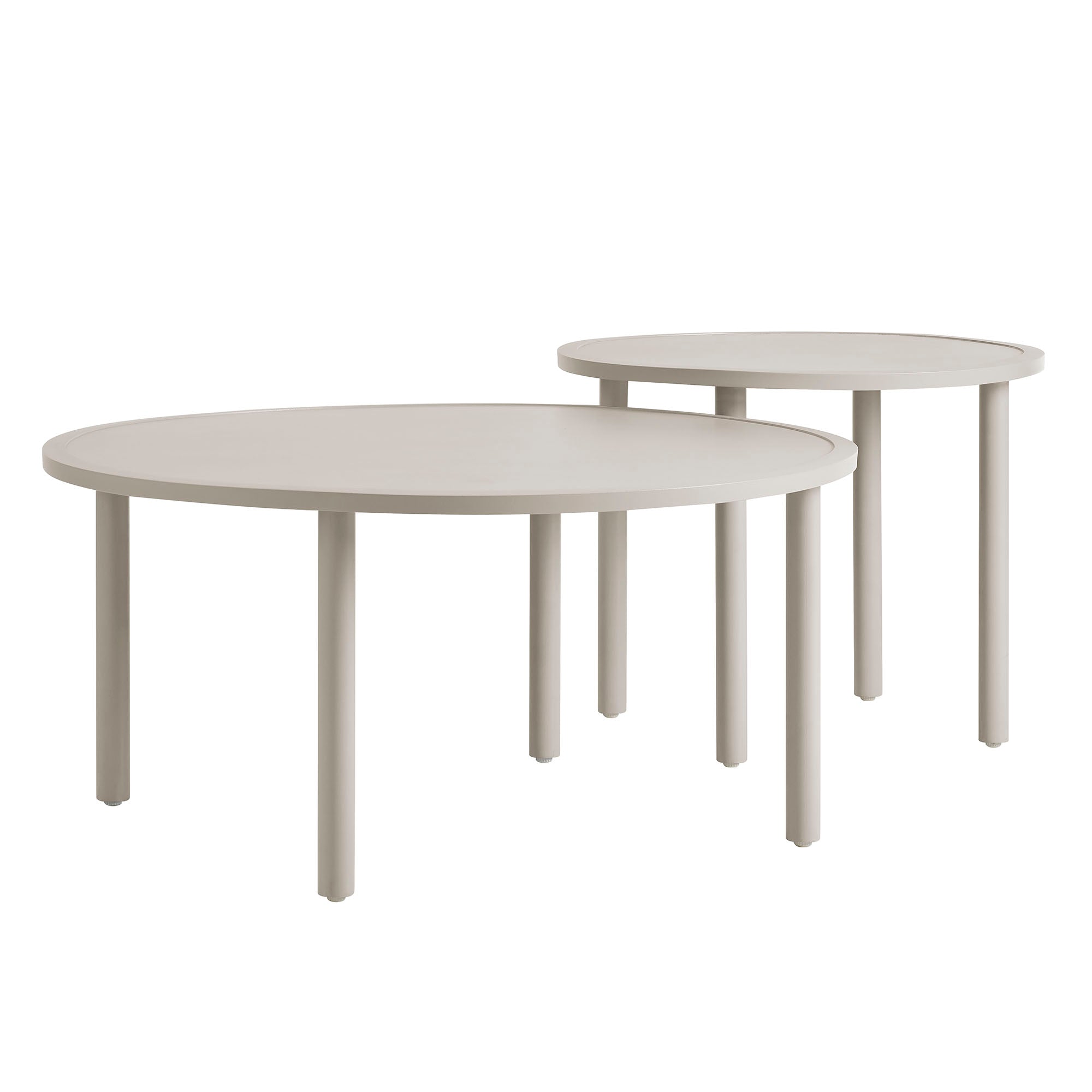Modway Porta 2 Piece Nesting Outdoor Patio Aluminum Coffee Table Set EEI-7610