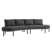 Modway Porta 2 Piece Outdoor Patio Aluminum Modular Sofa EEI-7611