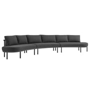 Modway Porta 3 Piece Outdoor Patio Aluminum Modular Sofa EEI-7612