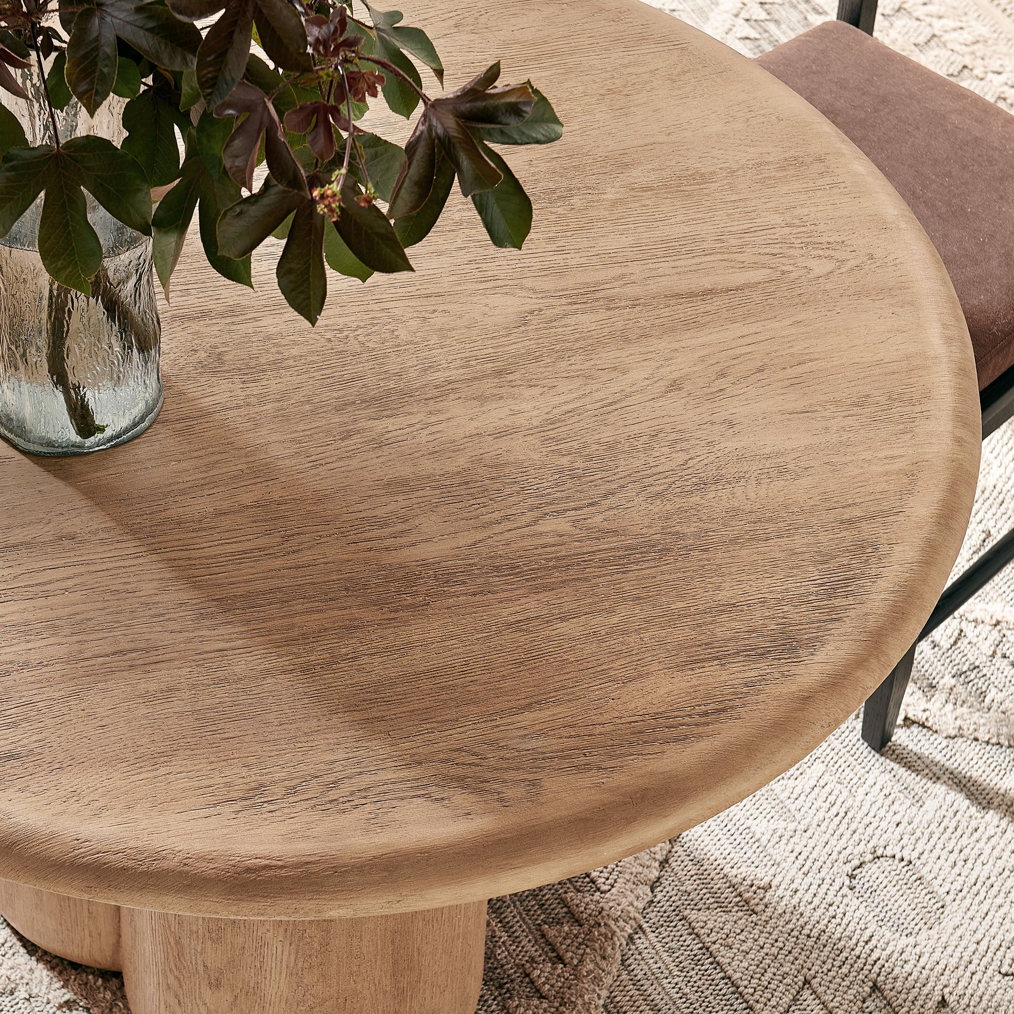 Modway EEI-7619 Tori 48 Inch Round Indoor and Outdoor Patio Dining Table