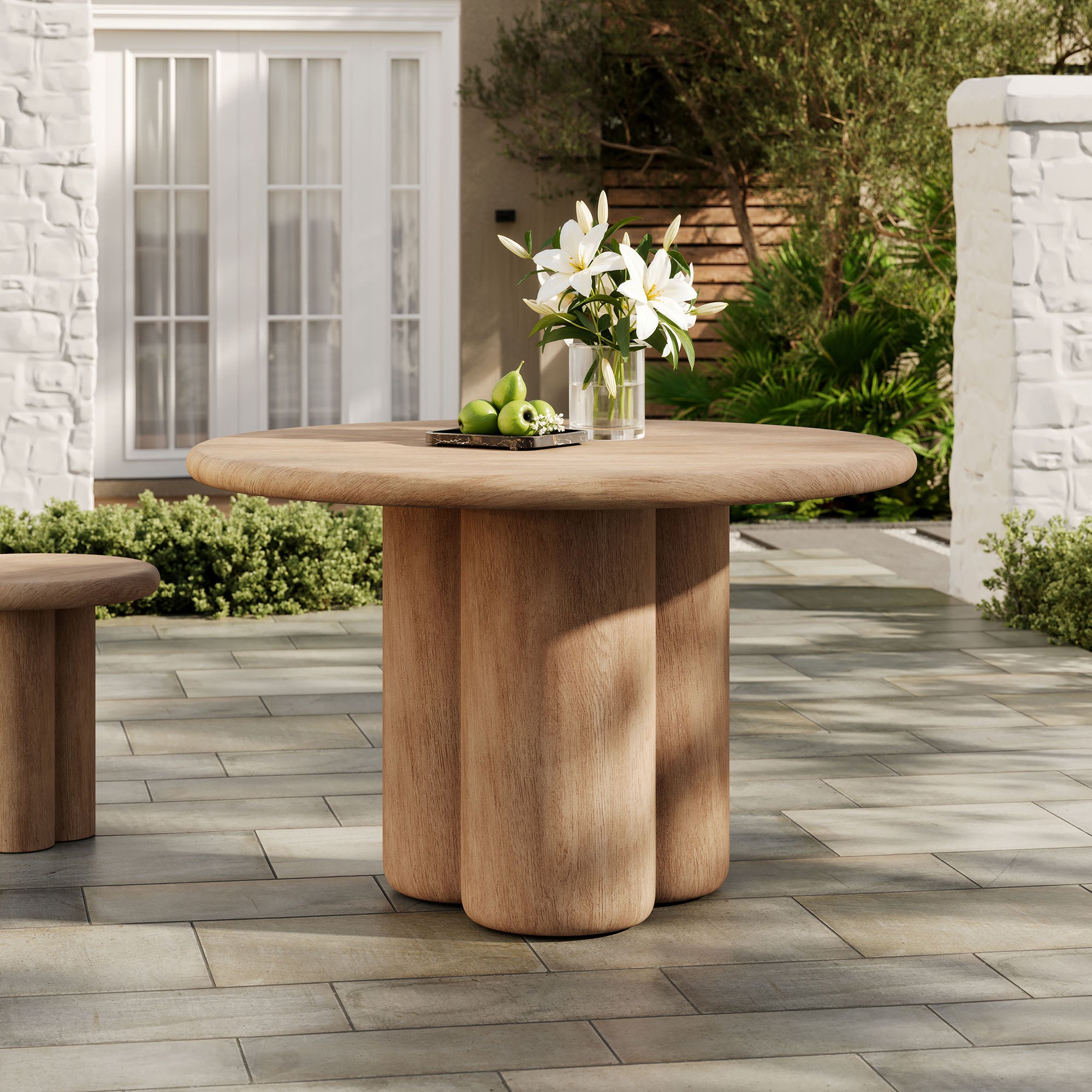Modway EEI-7619 Tori 48 Inch Round Indoor and Outdoor Patio Dining Table